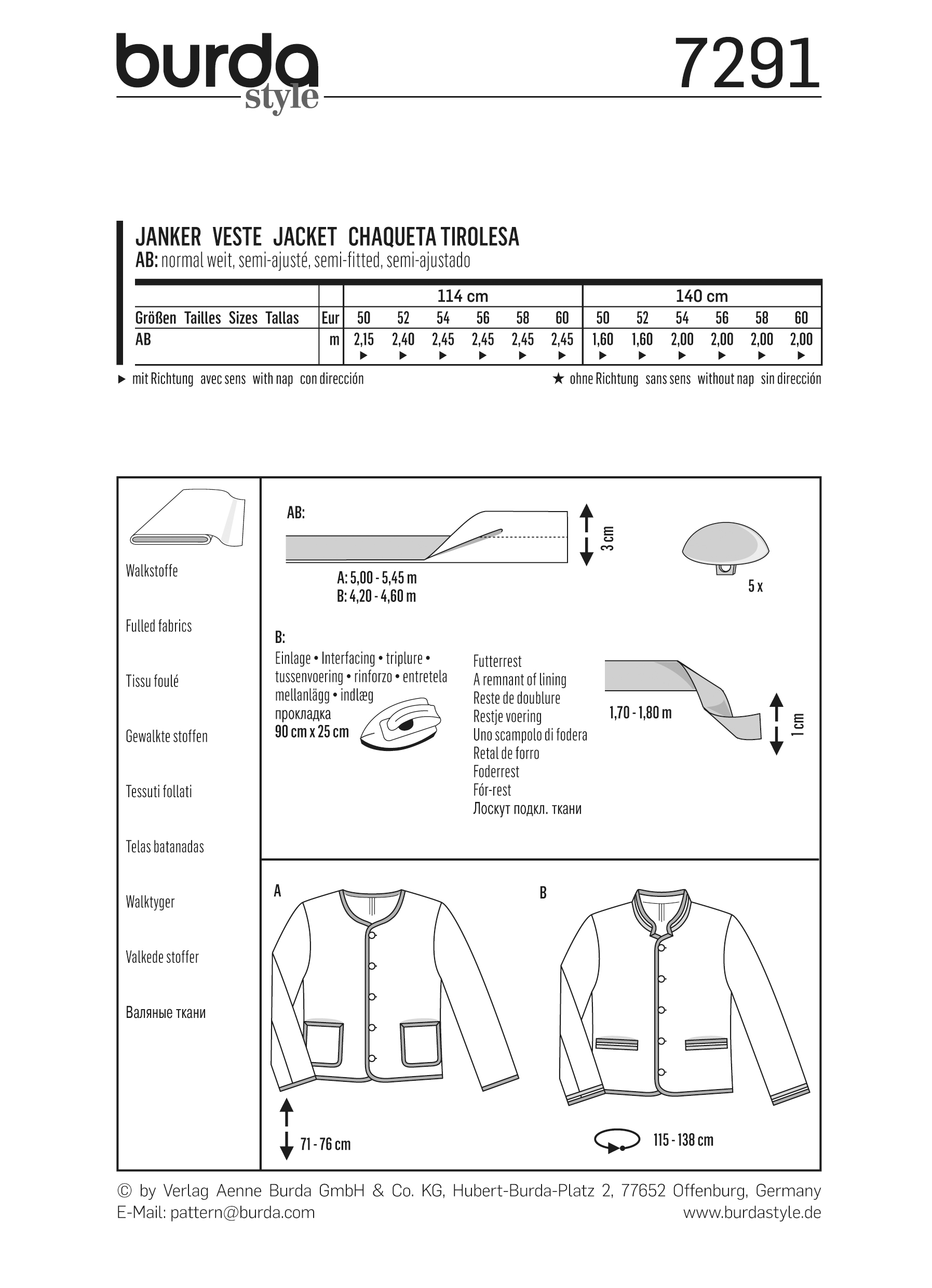 burda Schnittmuster 7291 – Bild 3