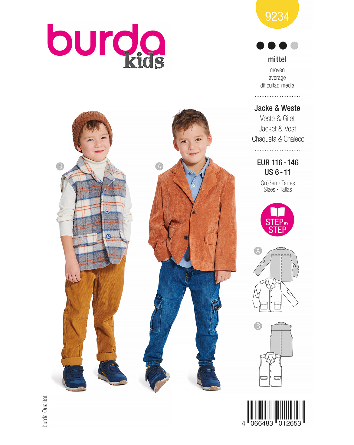 burda Schnittmuster 9234 – Bild 1