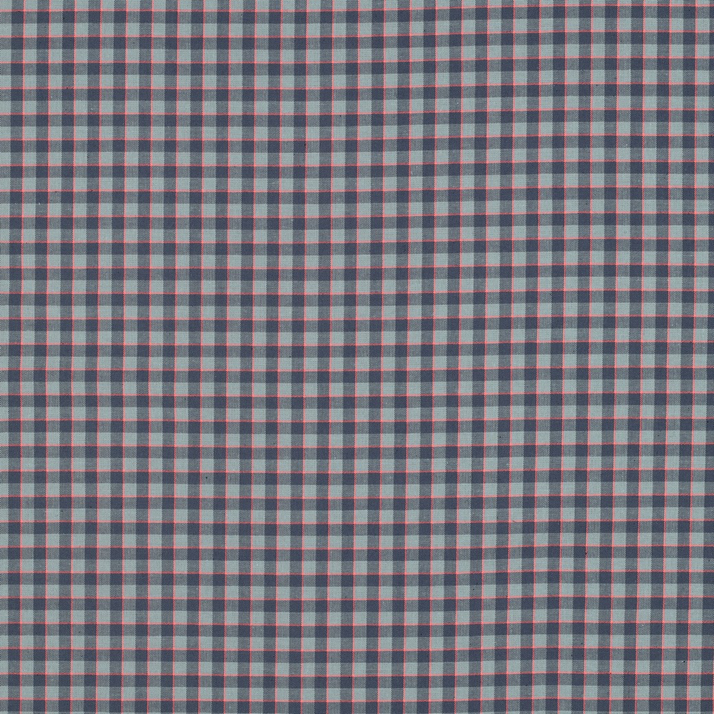 Baumwollstoff – garngefärbte Karos Teal