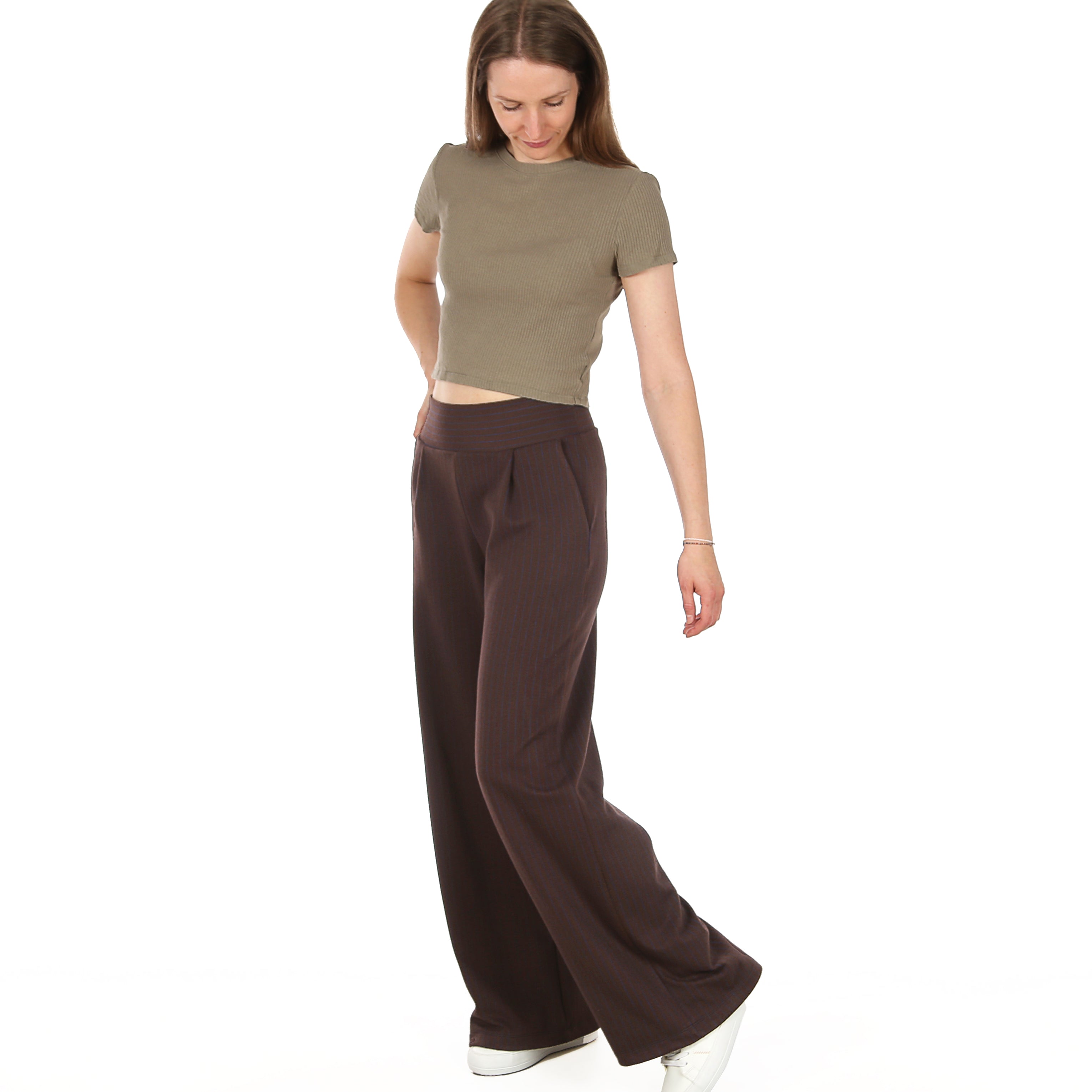 Schnittmuster FRAU ADA – weite Jerseyhose mit Bundfalten, STUDIO SCHNITTREIF