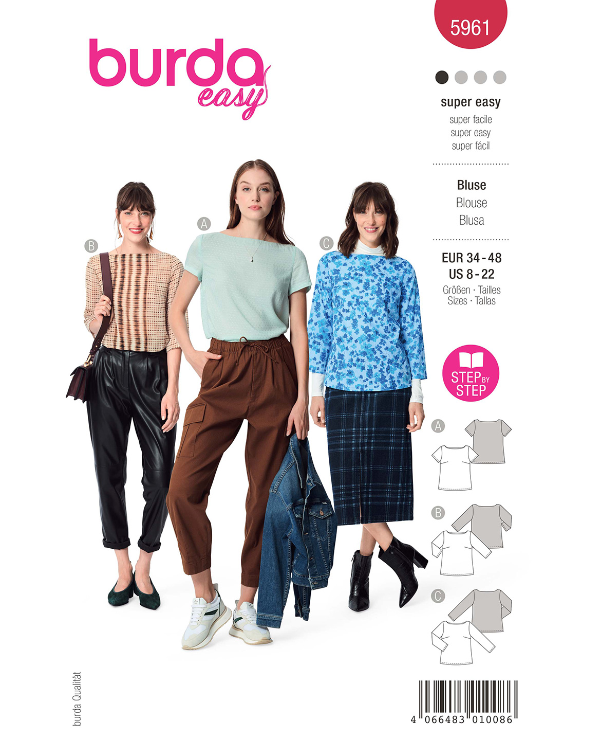 burda Schnittmuster 5961 – Bild 1