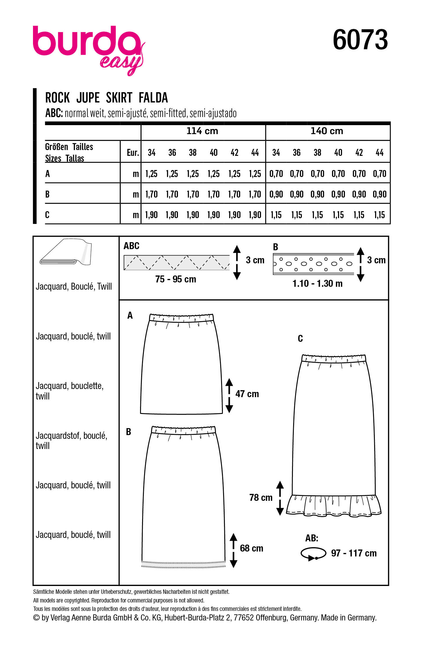 burda Schnittmuster 6073 – Bild 2