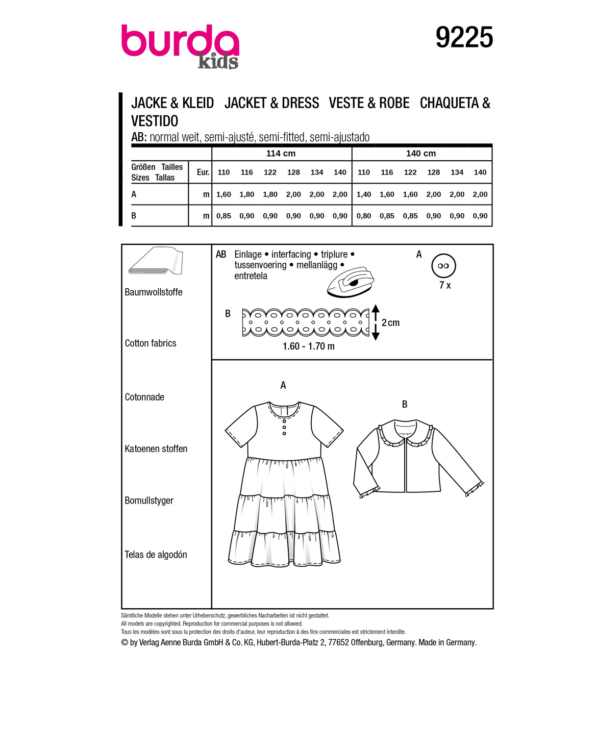burda Schnittmuster 9225 – Bild 3
