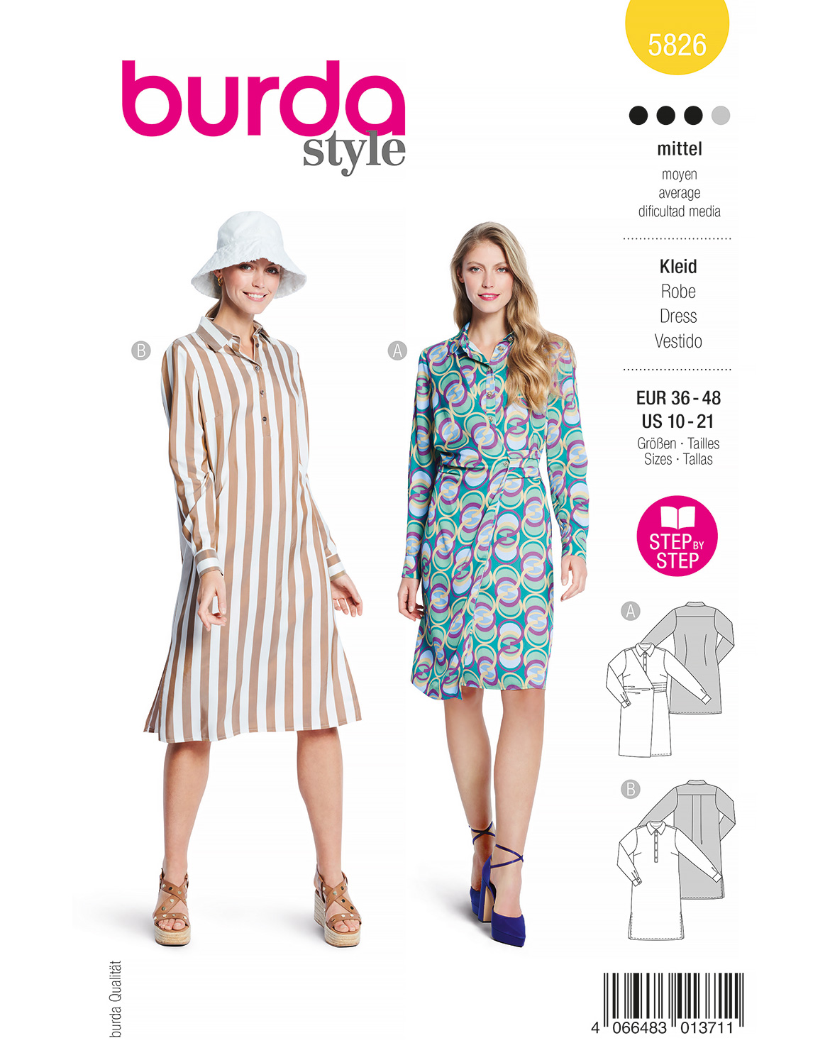 burda Schnittmuster 5826 – Bild 1