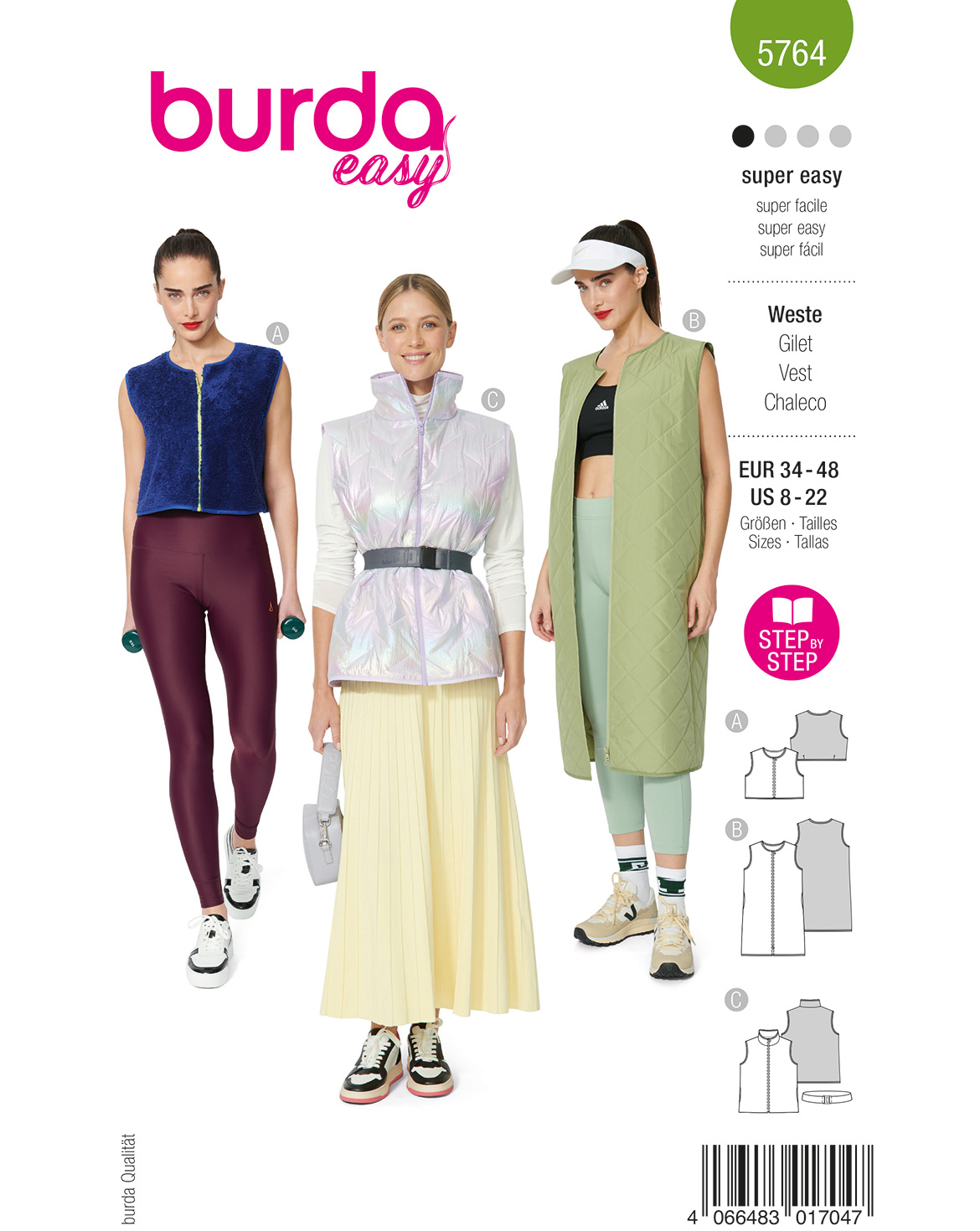 burda Schnittmuster 5764 – Bild 1