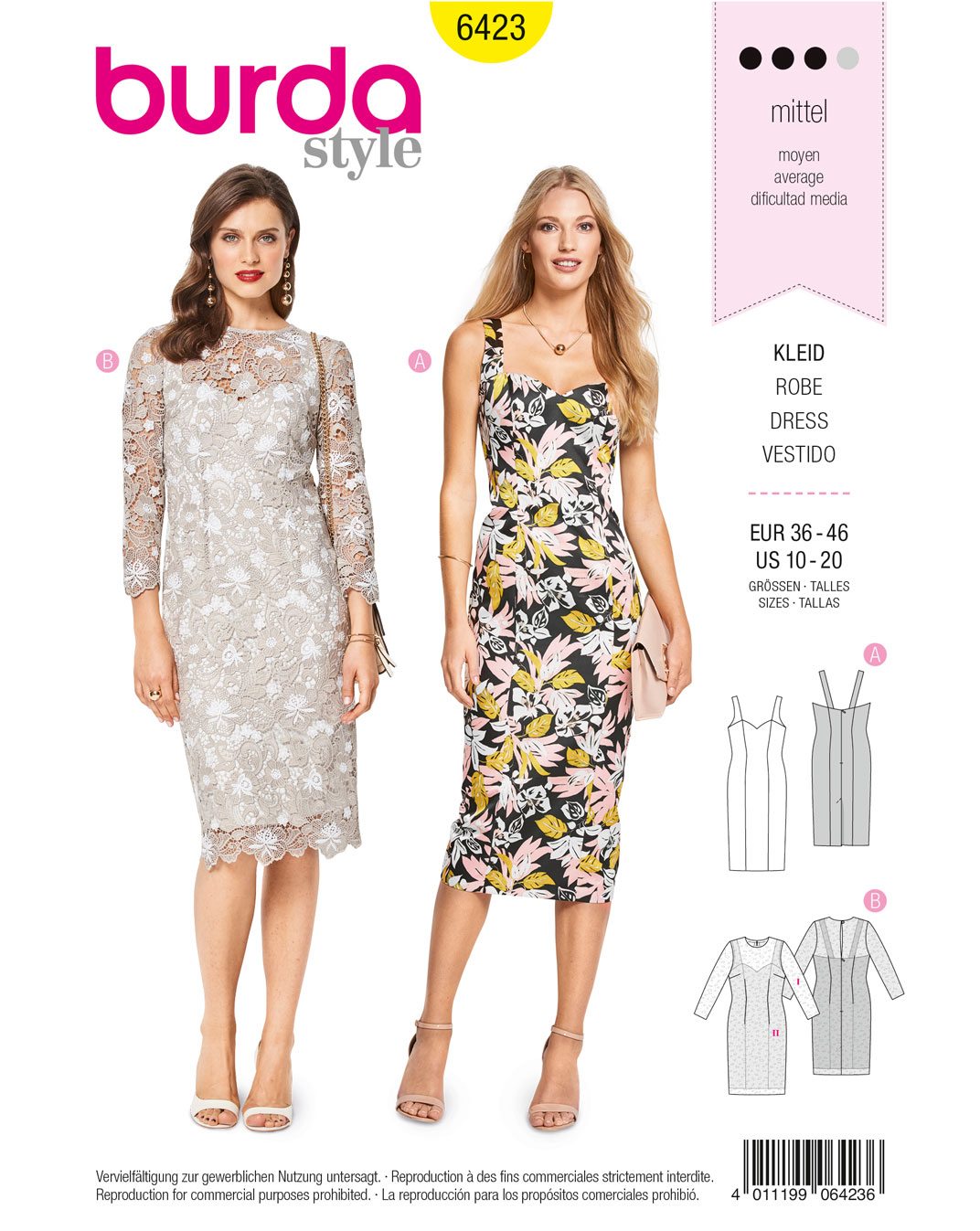burda Schnittmuster 6423 – Bild 1