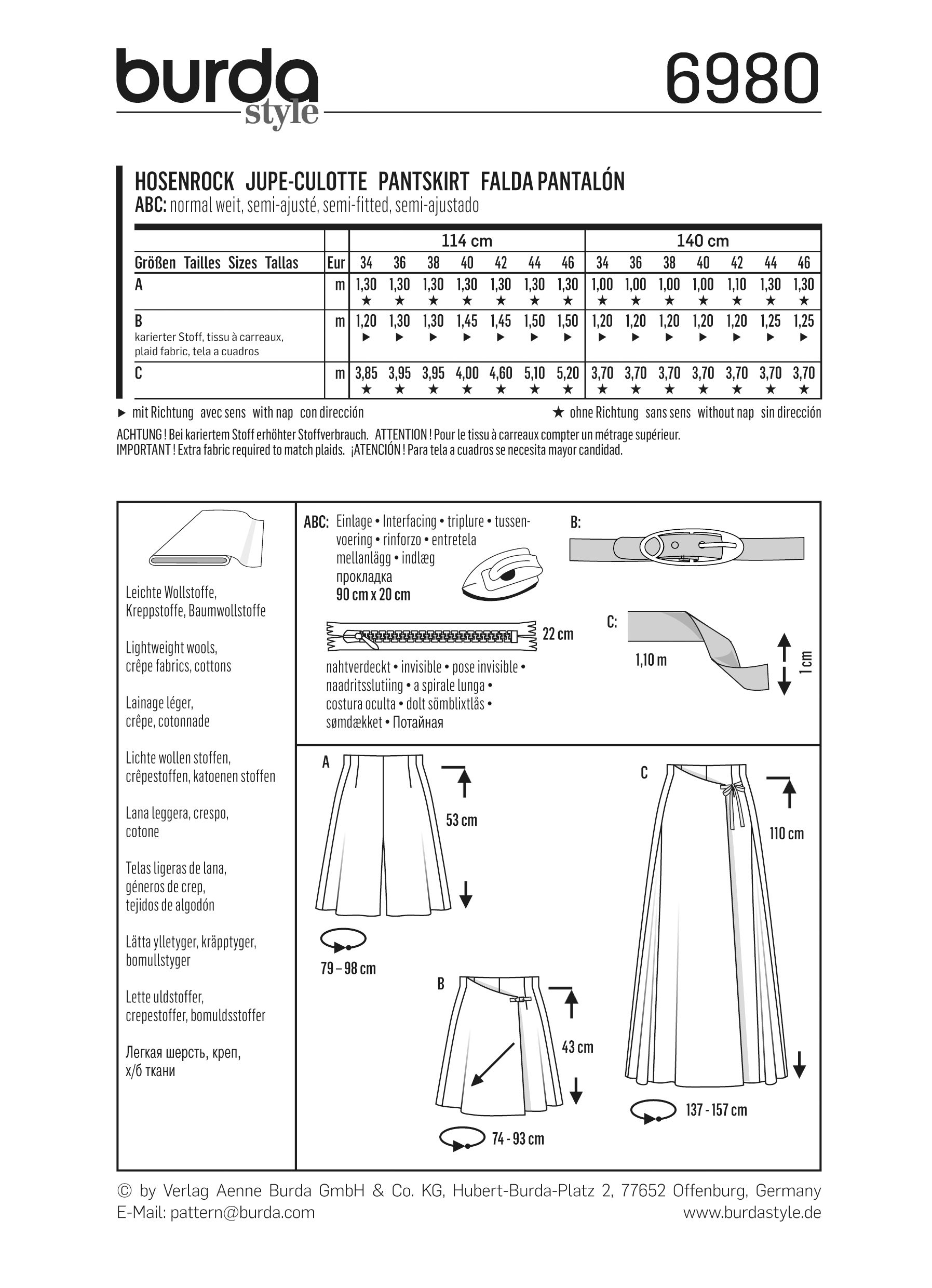 burda Schnittmuster 6980 – Bild 2