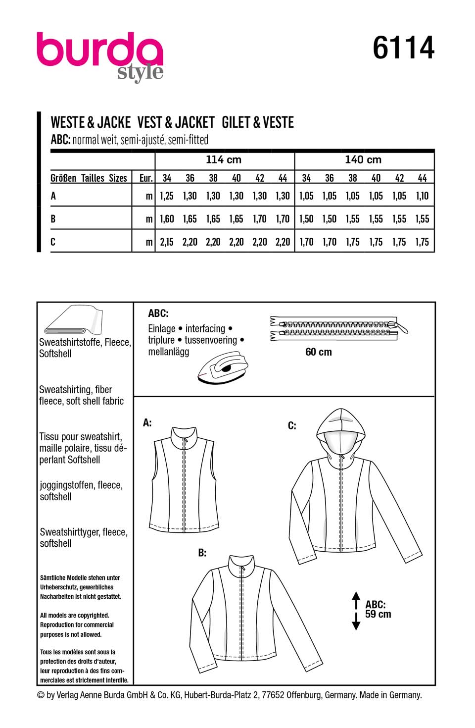 burda Schnittmuster 6114 – Bild 2
