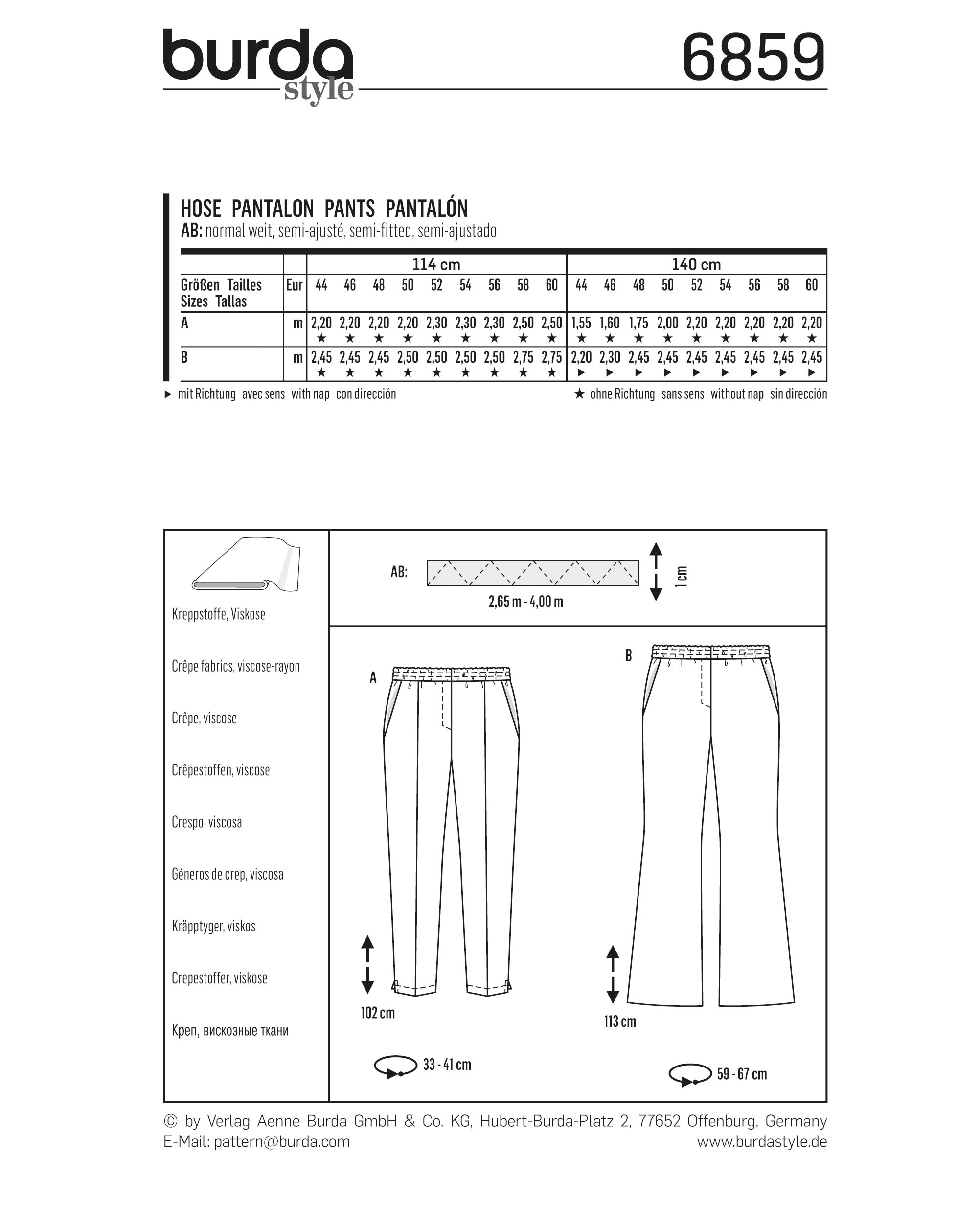 burda Schnittmuster 6859 – Bild 3