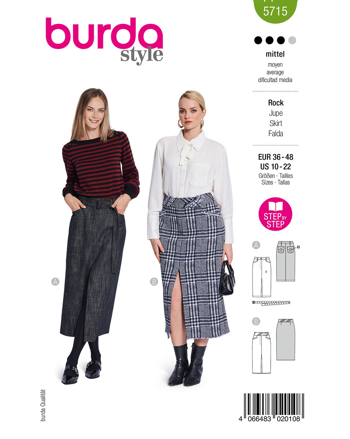 burda Schnittmuster 5715 – Bild 1