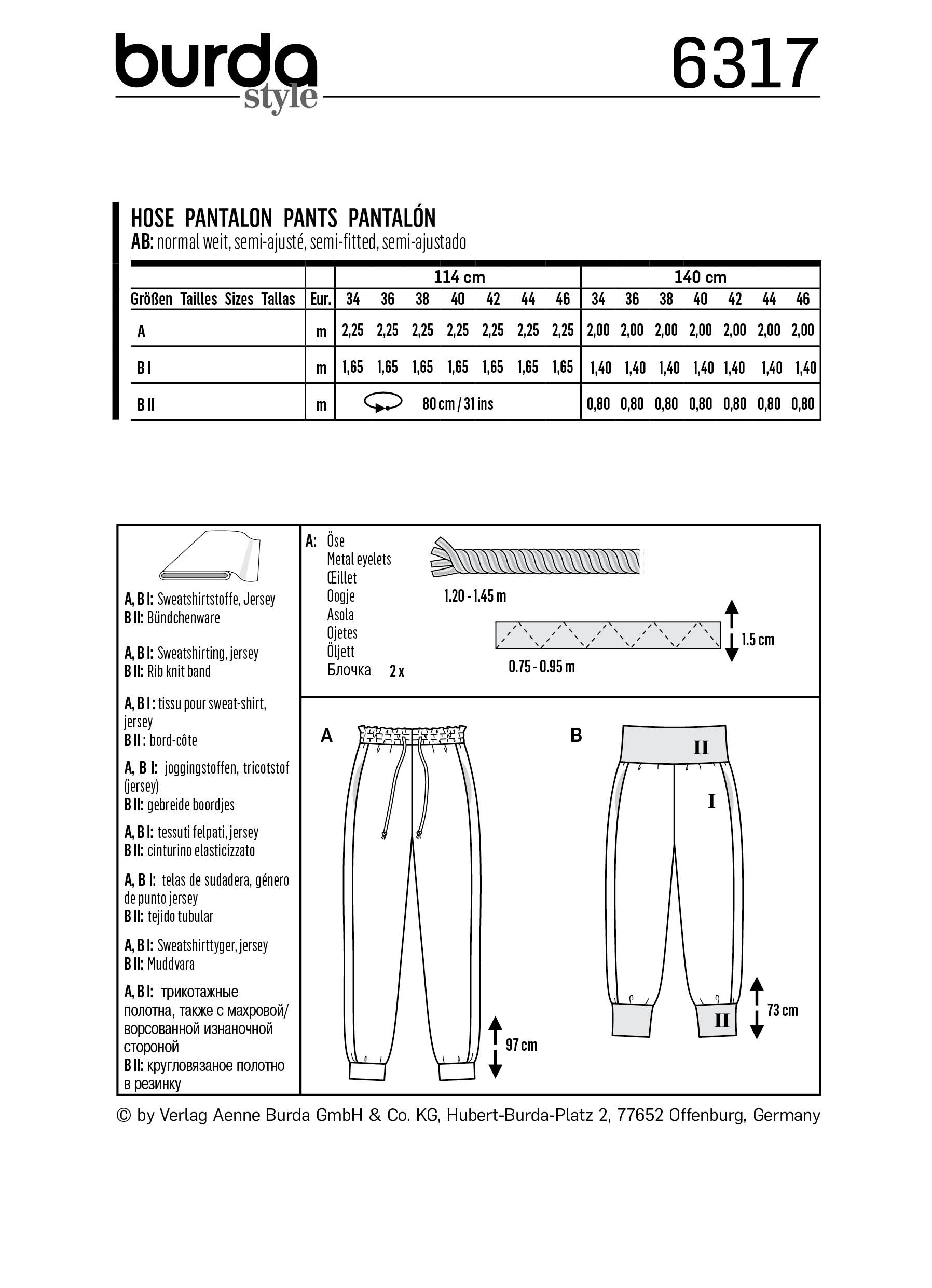 burda Schnittmuster 6317 – Bild 2