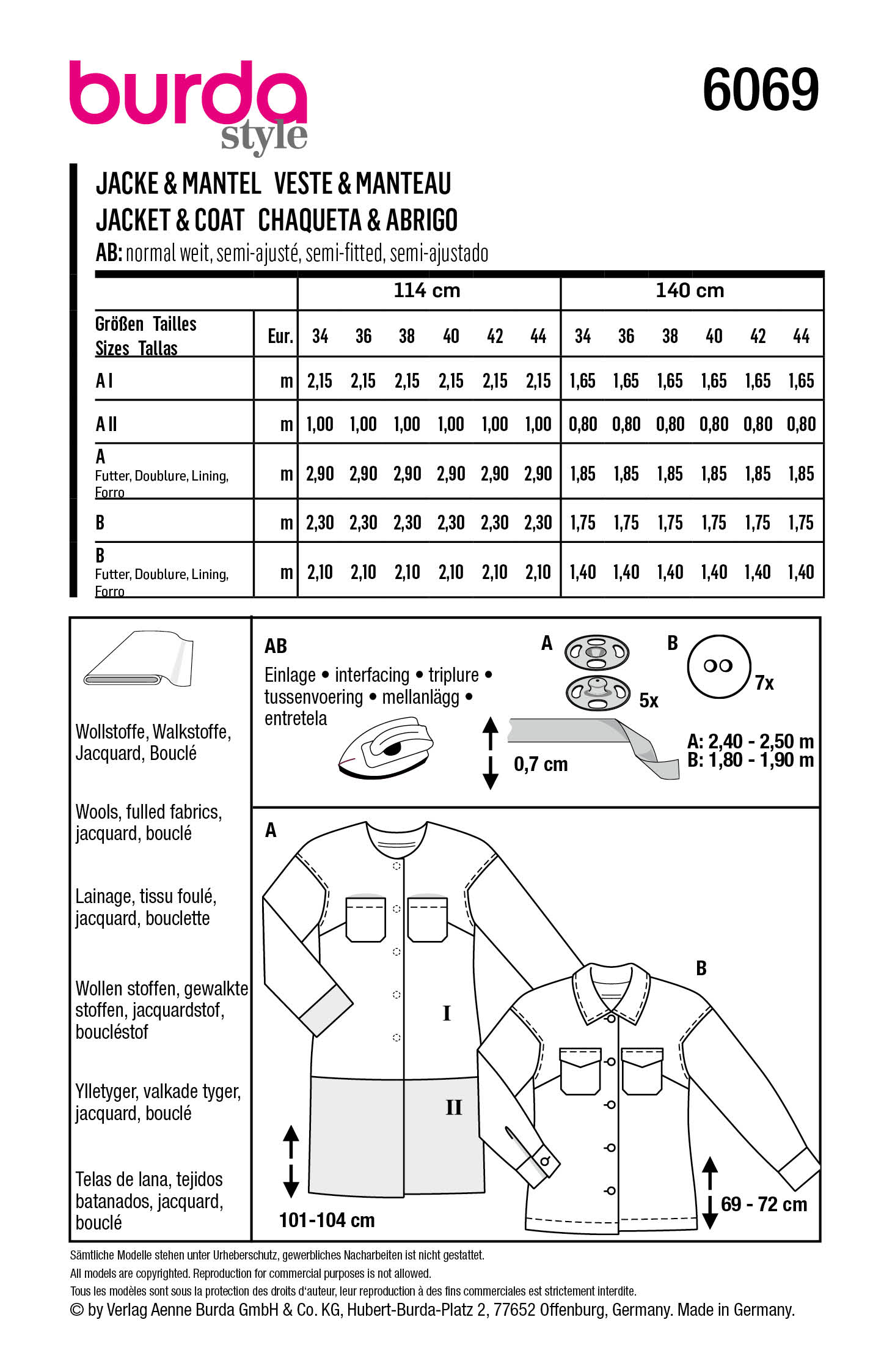 burda Schnittmuster 6069 – Bild 2