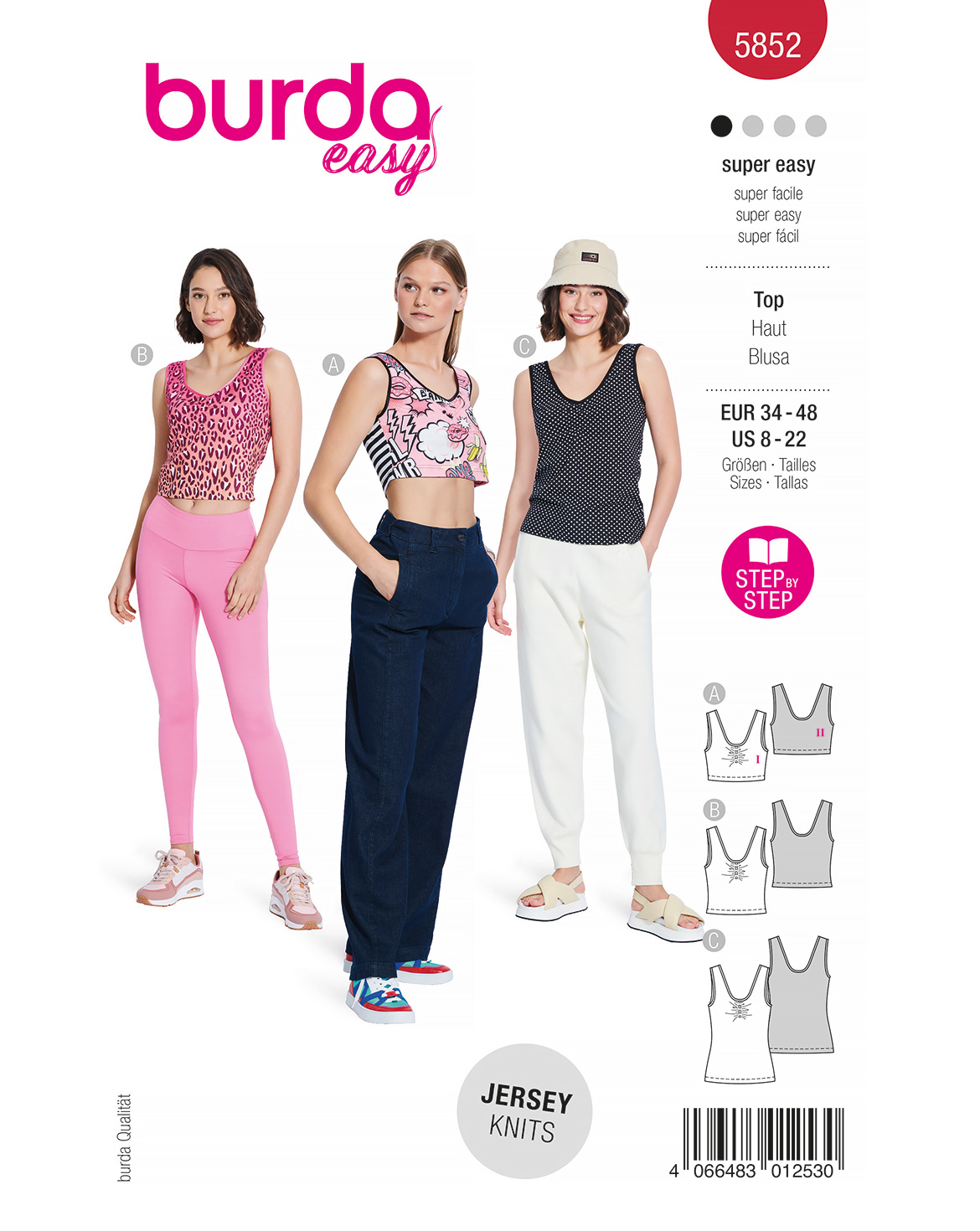 burda Schnittmuster 5852 – Bild 1