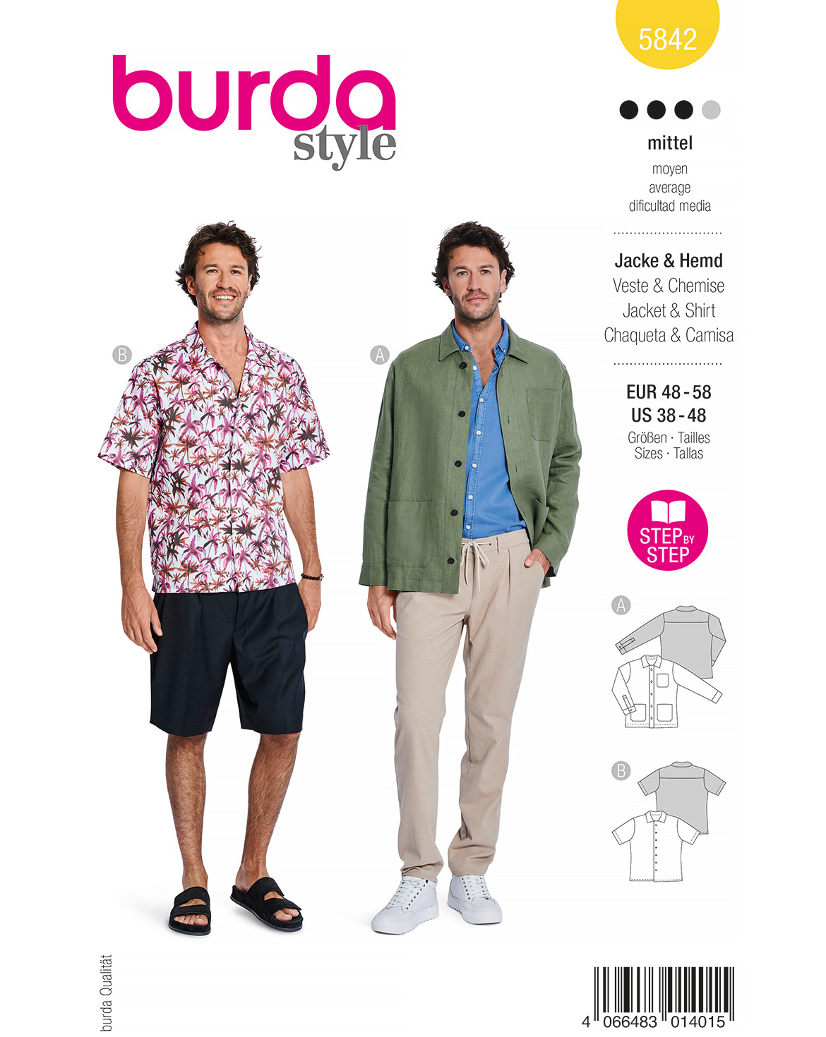 burda Schnittmuster 5842 – Bild 1