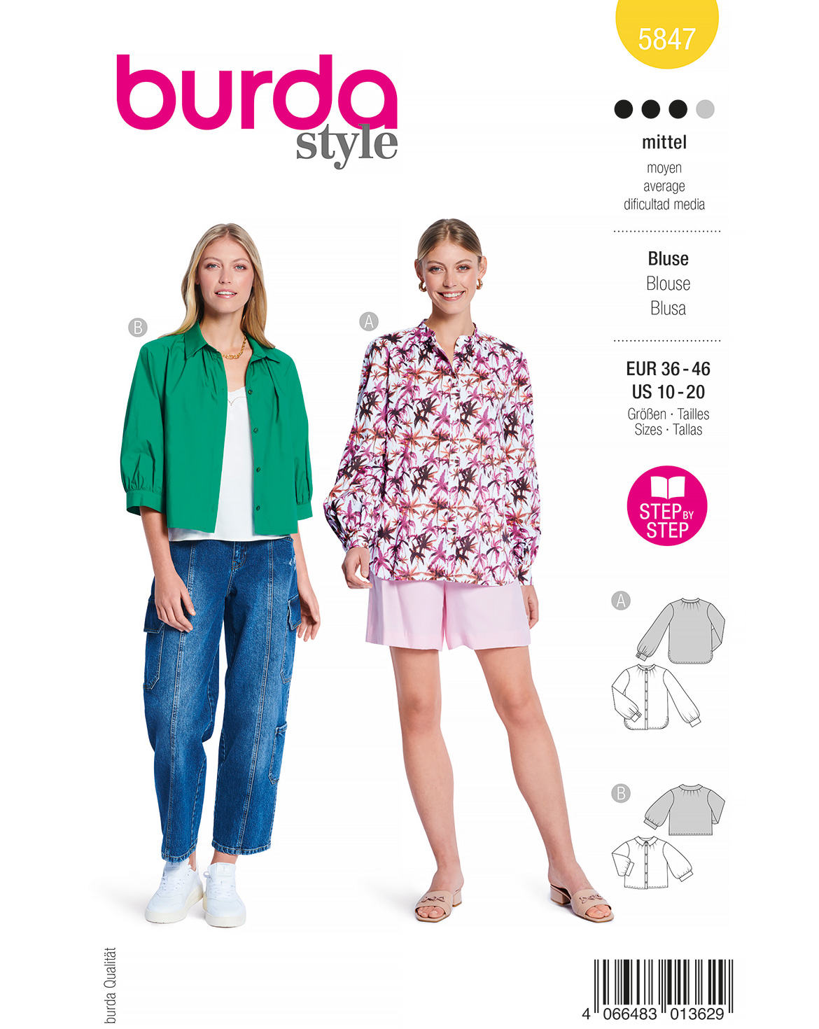 burda Schnittmuster 5847 – Bild 1