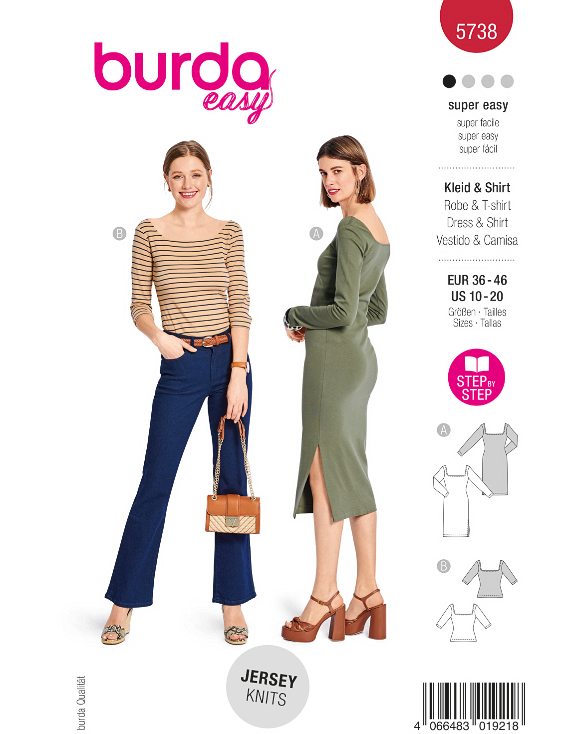 burda Schnittmuster 5738 – Bild 1