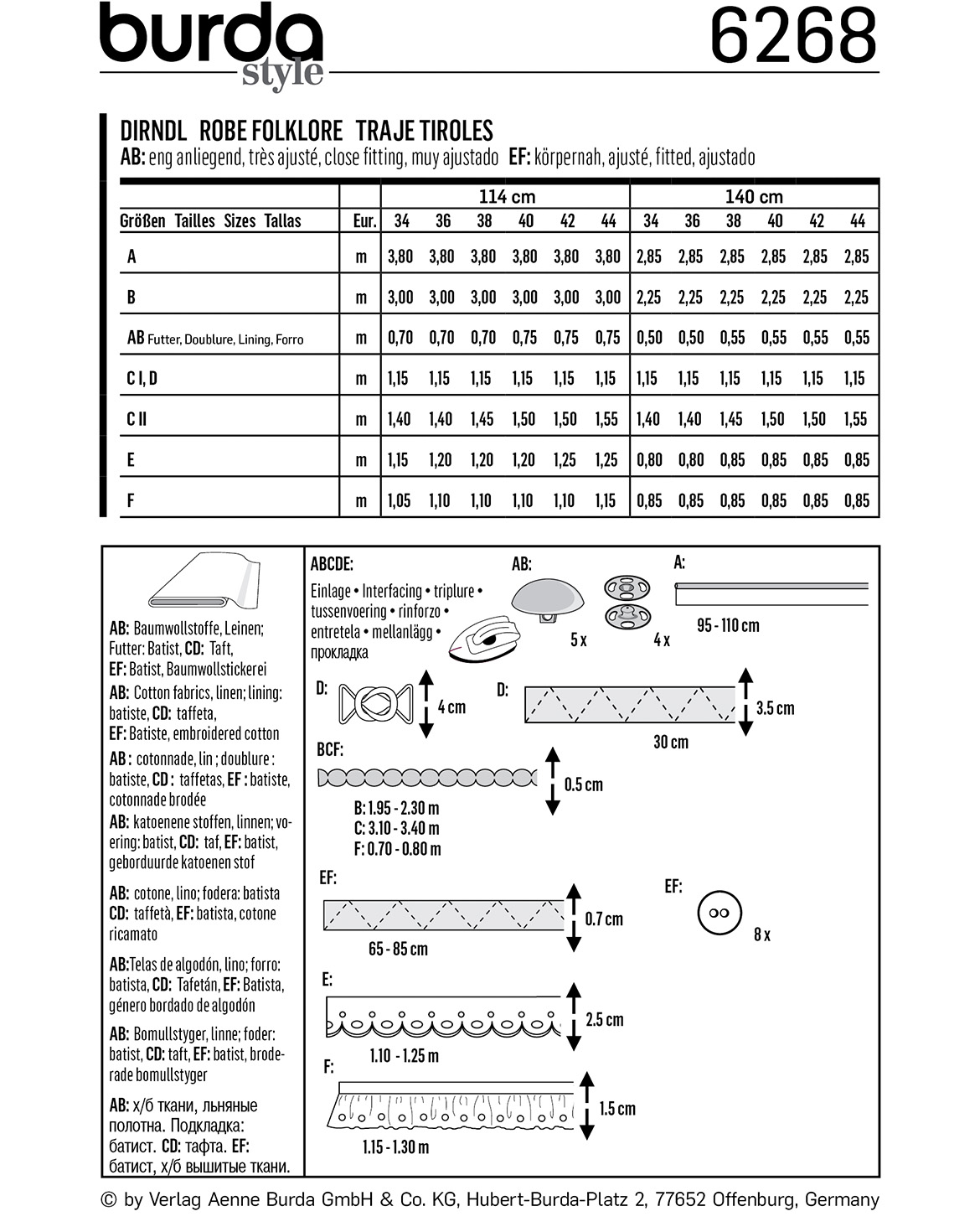 burda Schnittmuster 6268 – Bild 2