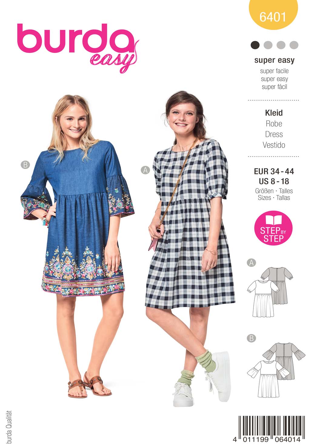 burda Schnittmuster 6401 – Bild 1