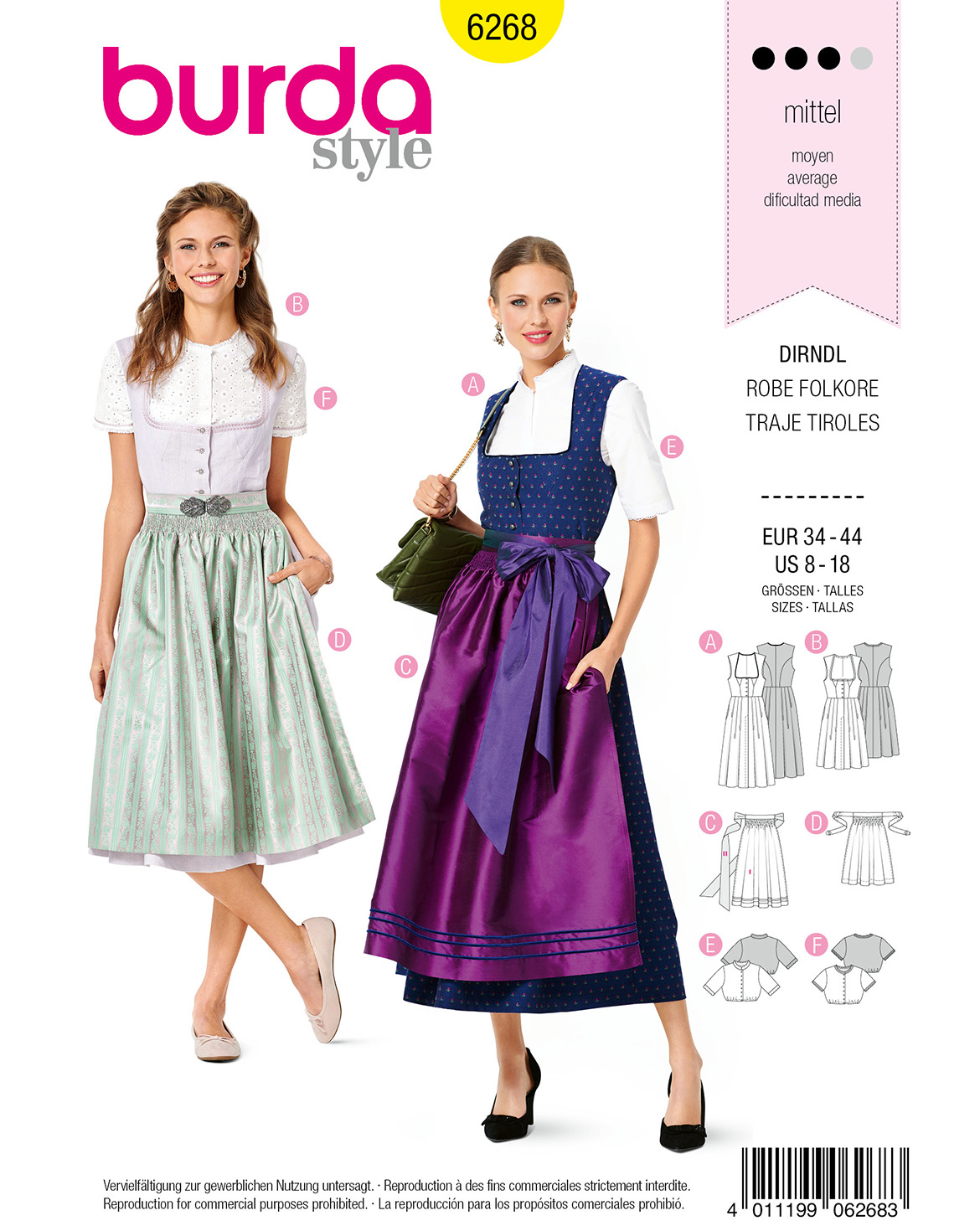 burda Schnittmuster 6268 – Bild 1