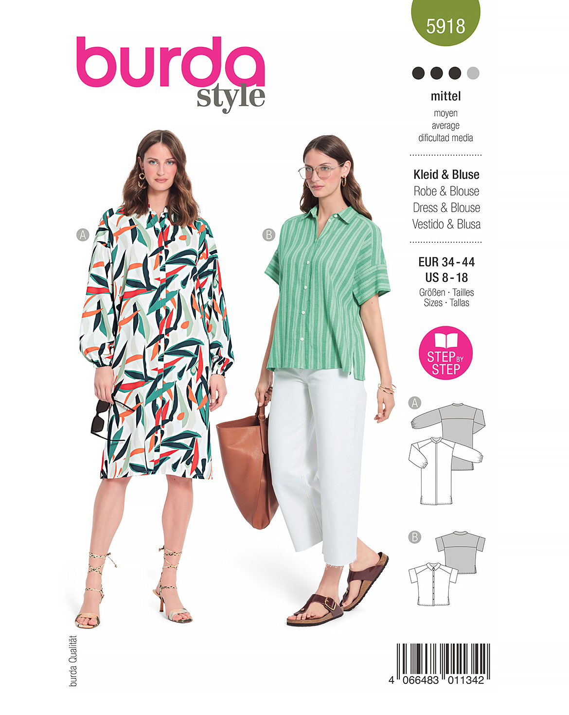 burda Schnittmuster 5918 – Bild 1