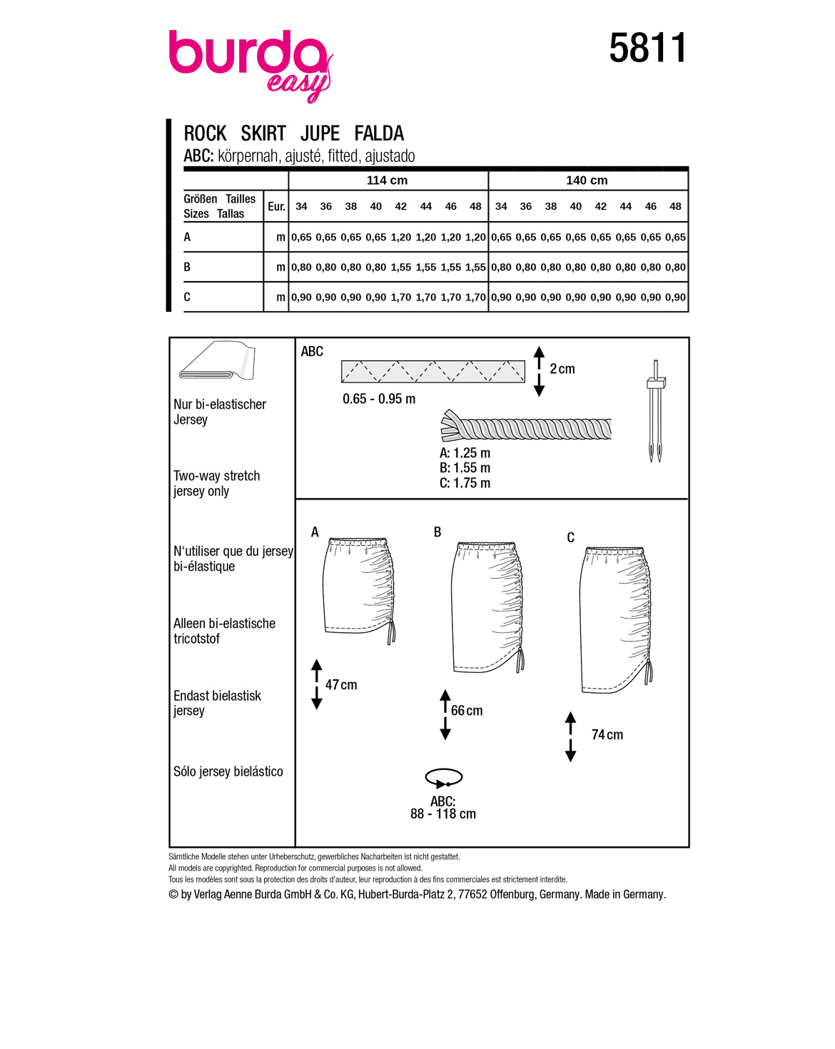 burda Schnittmuster 5811 – Bild 3