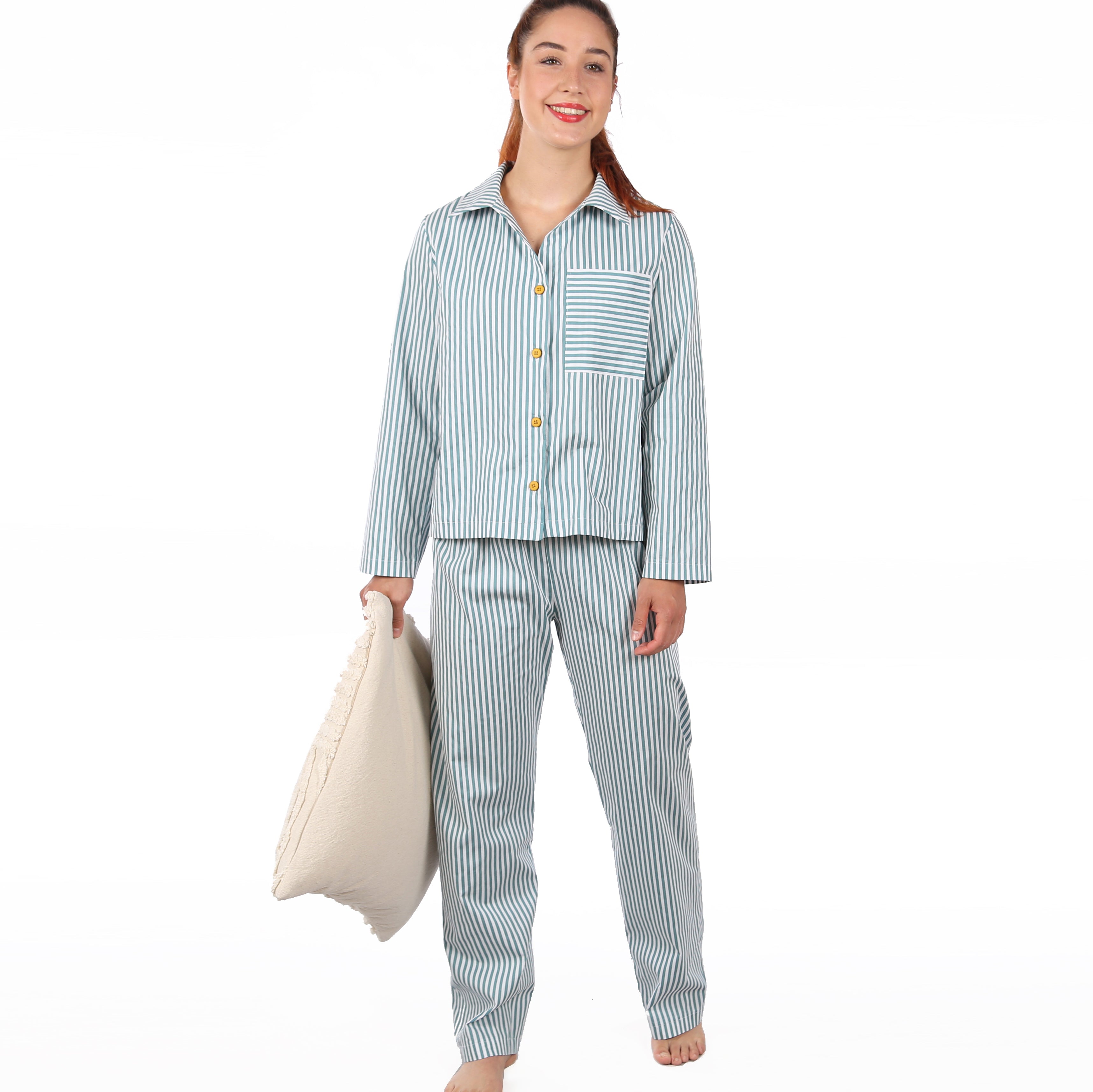 Schnittmuster FRAU HILDA – Pyjama mit langer oder kurzer Hose, STUDIO SCHNITTREIF