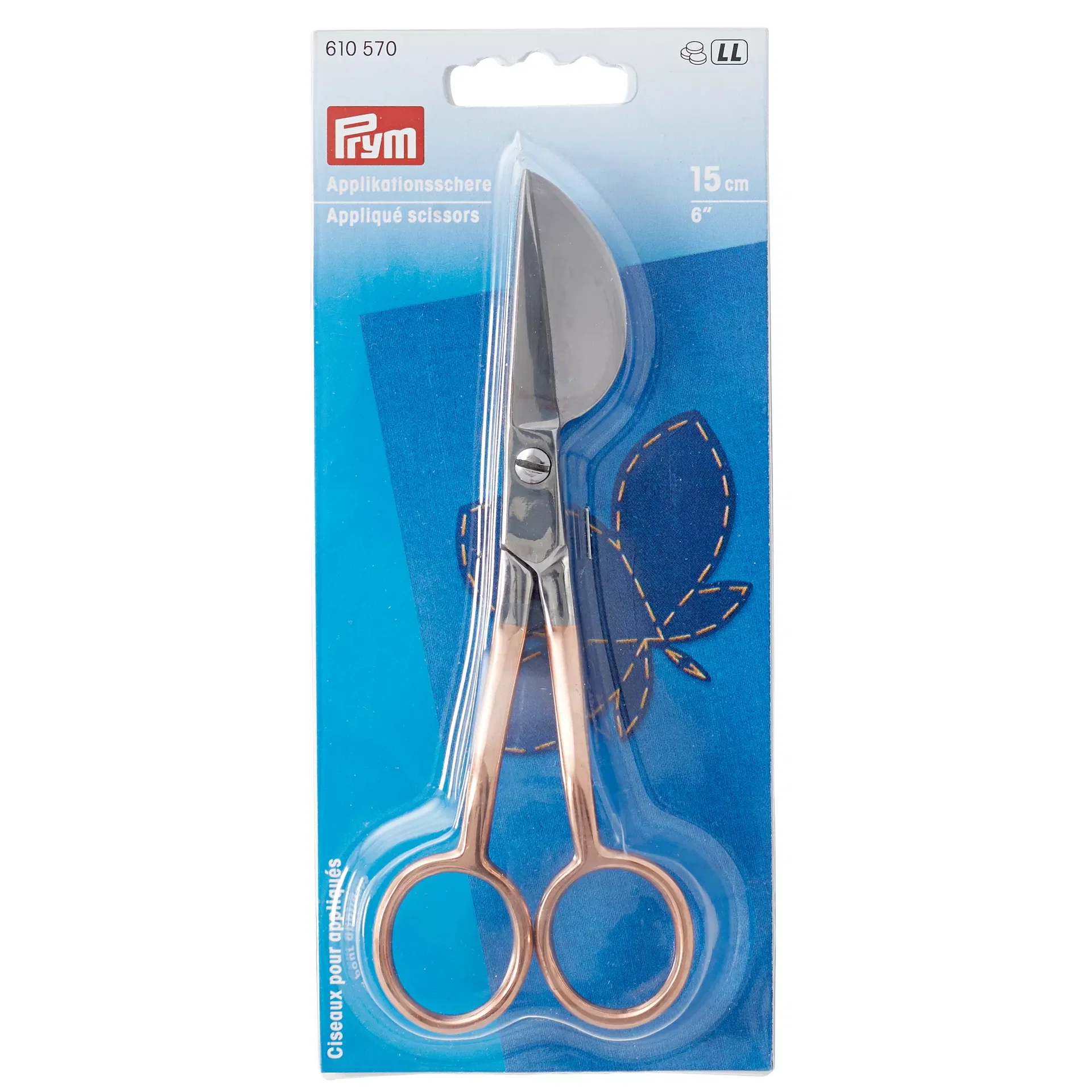 PRYM Applikationsschere 15cm roségold 610570 – offizielles Prym Produktfoto
