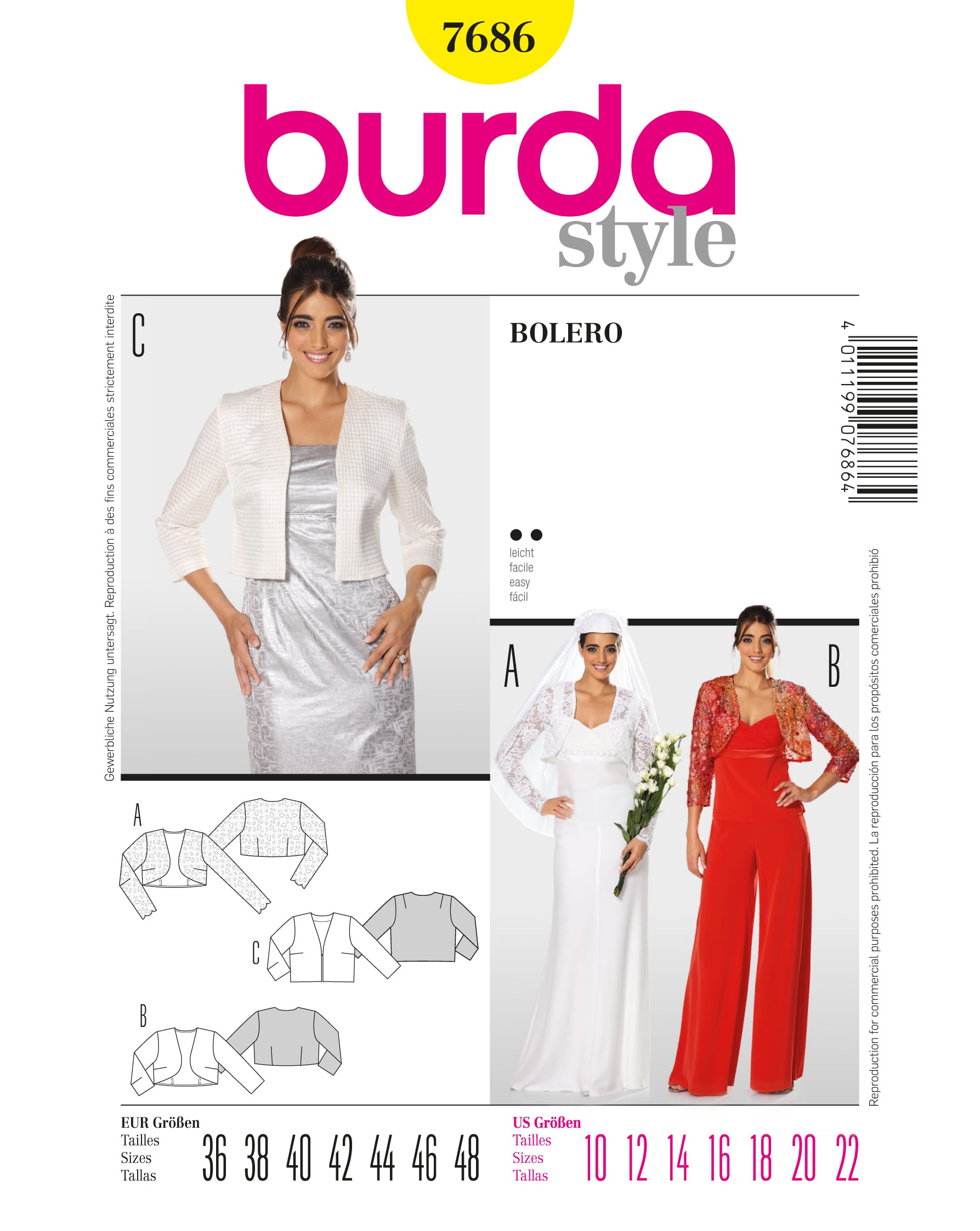 burda Schnittmuster 7686 – Bild 1