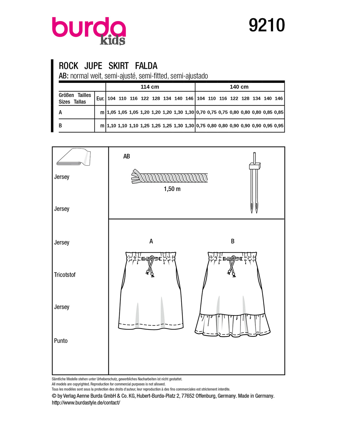 burda Schnittmuster 9210 – Bild 3
