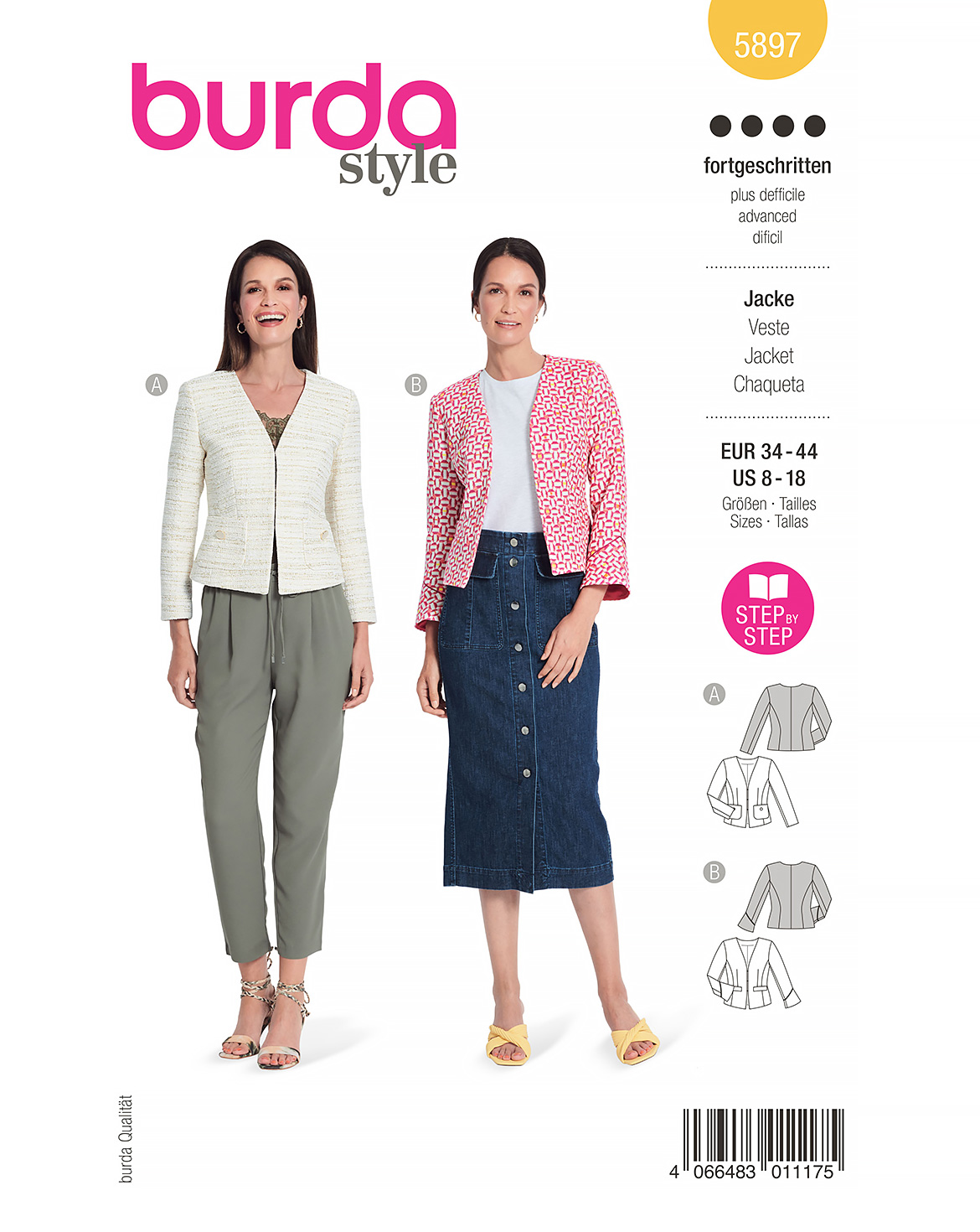 burda Schnittmuster 5897 – Bild 1