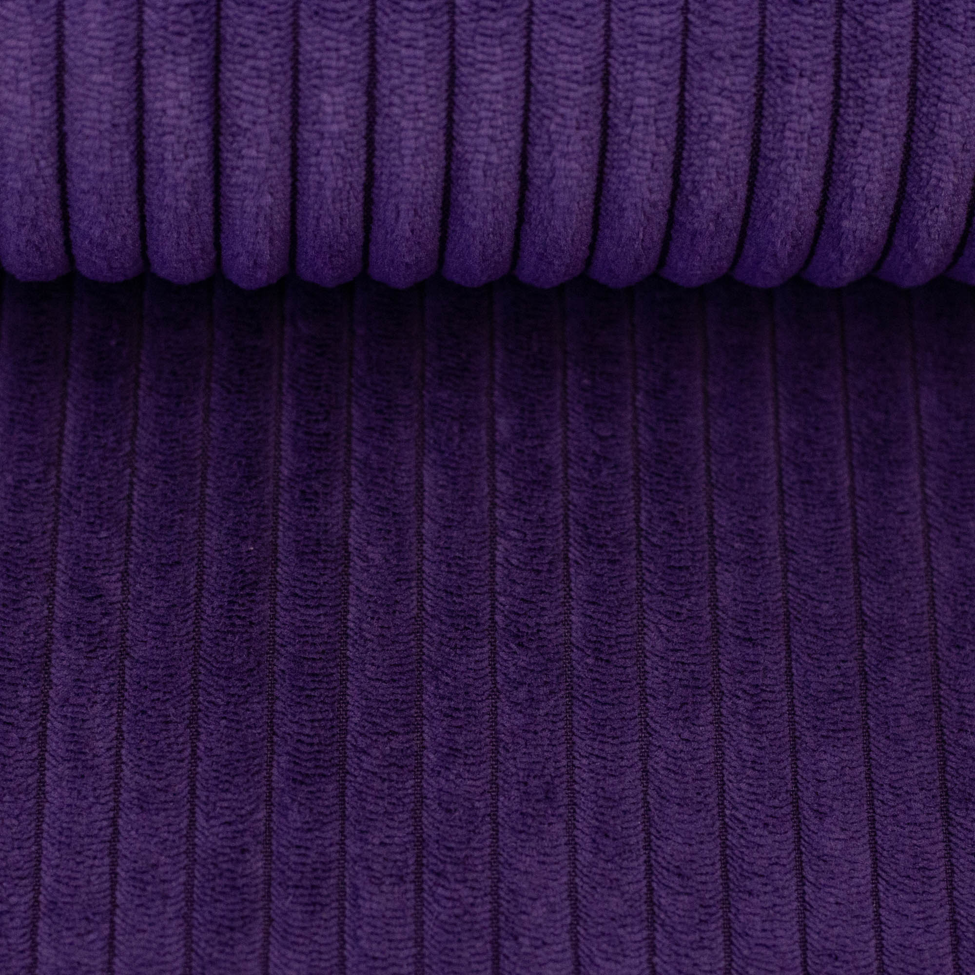 Jumbo Cord Samt Lila – grob gerippter Polyester-Cordsamt