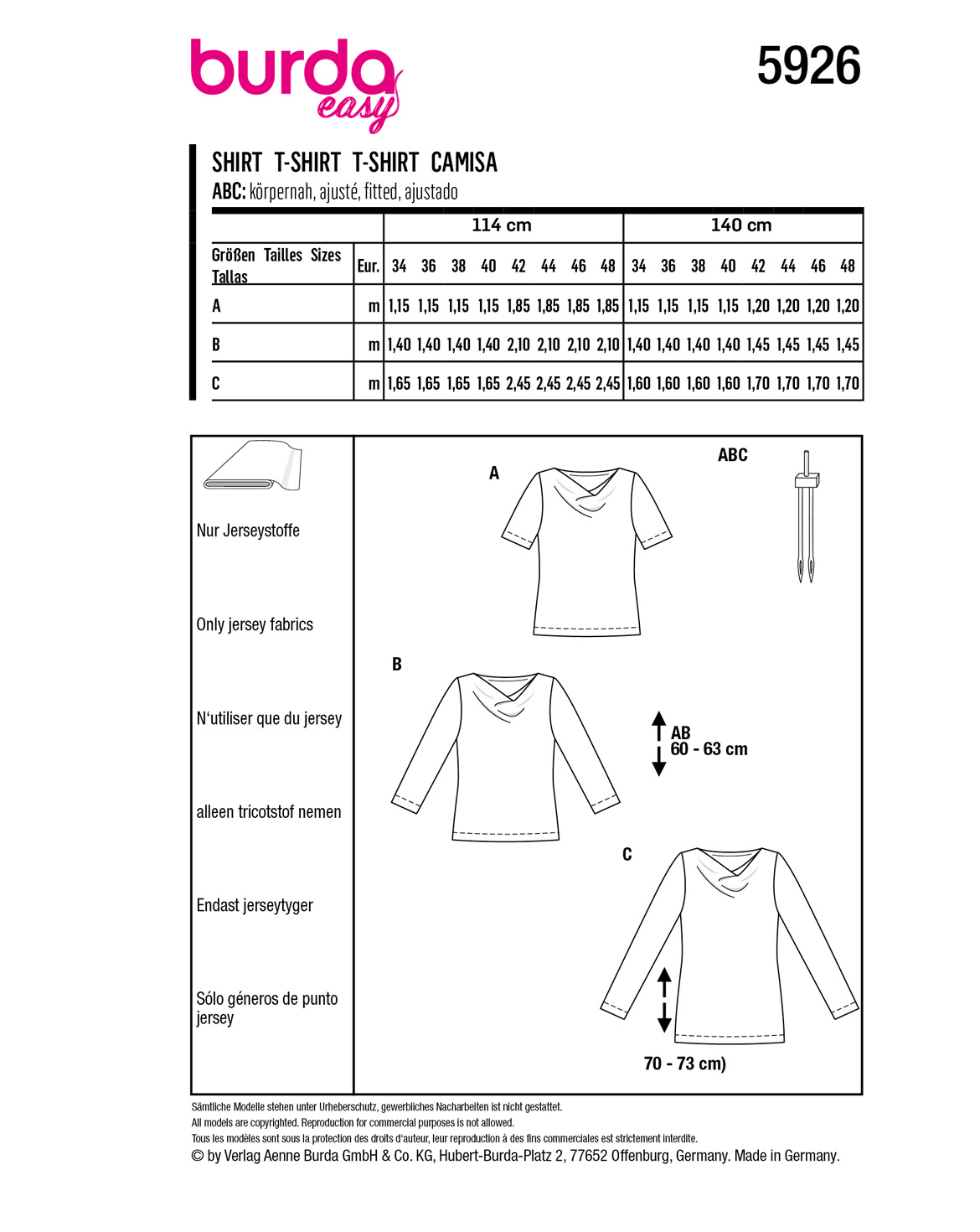 burda Schnittmuster 5926 – Bild 2