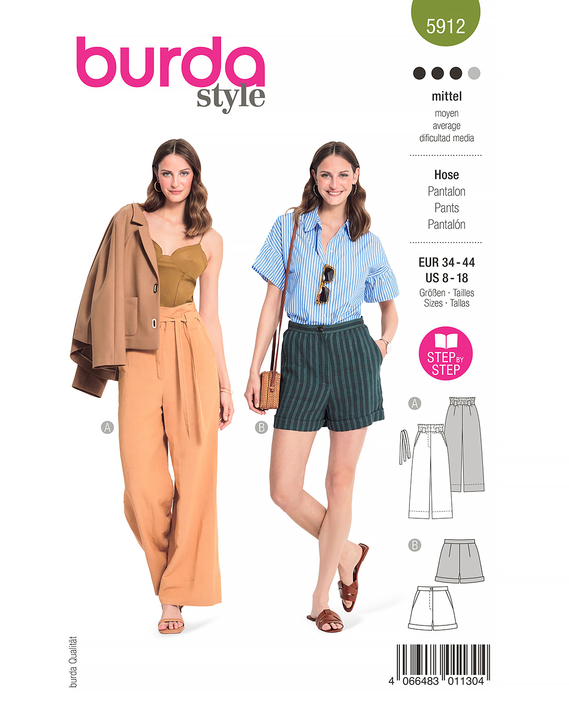 burda Schnittmuster 5912 – Bild 1