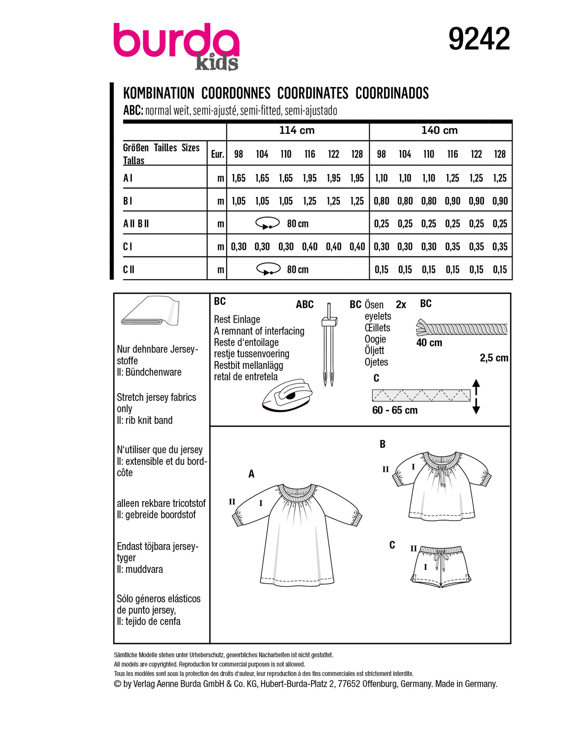 burda Schnittmuster 9242 – Bild 2