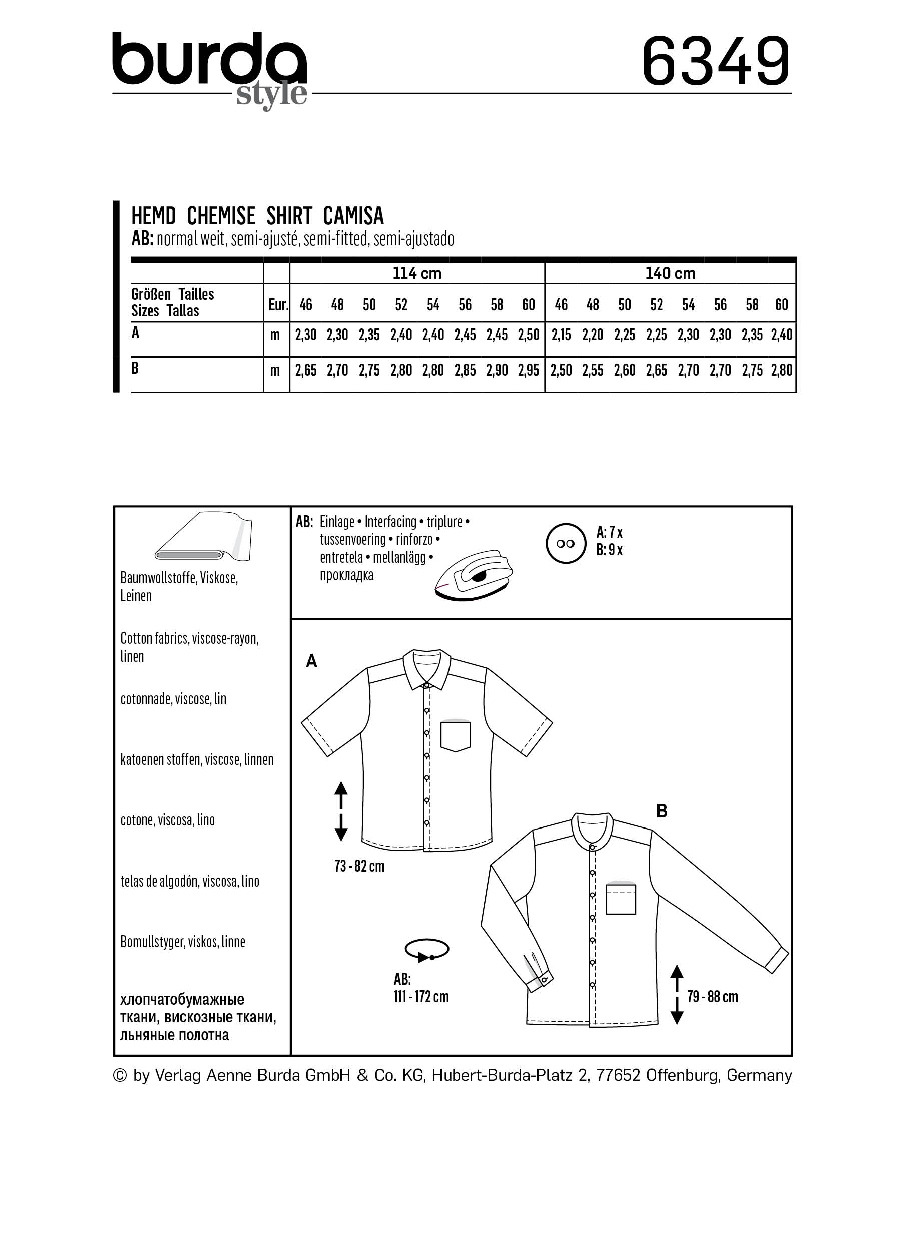 burda Schnittmuster 6349 – Bild 2