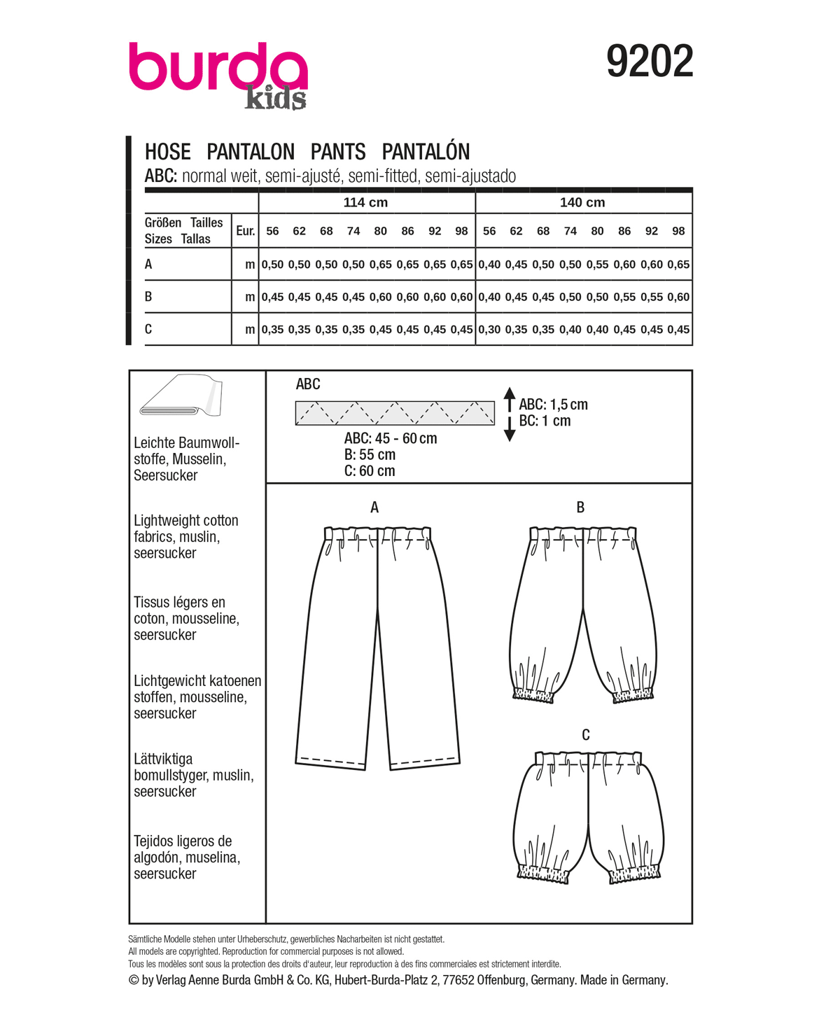 burda Schnittmuster 9202 – Bild 3