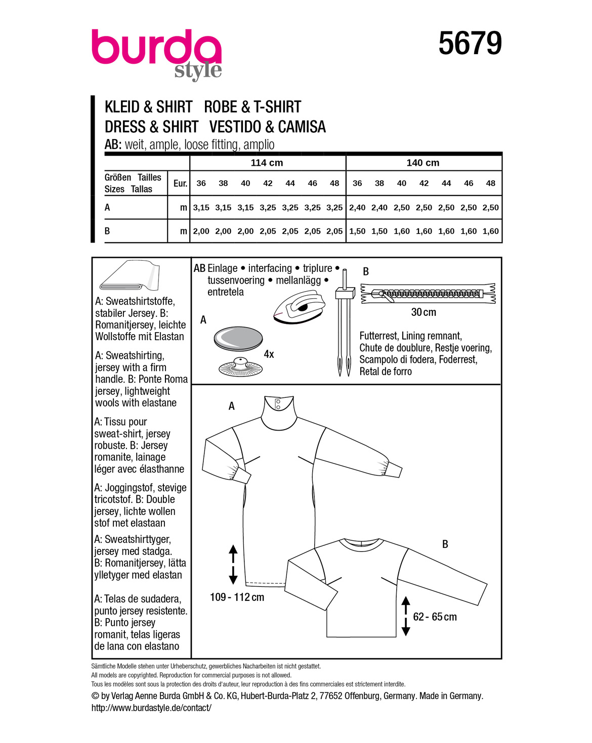 burda Schnittmuster 5679 – Bild 3