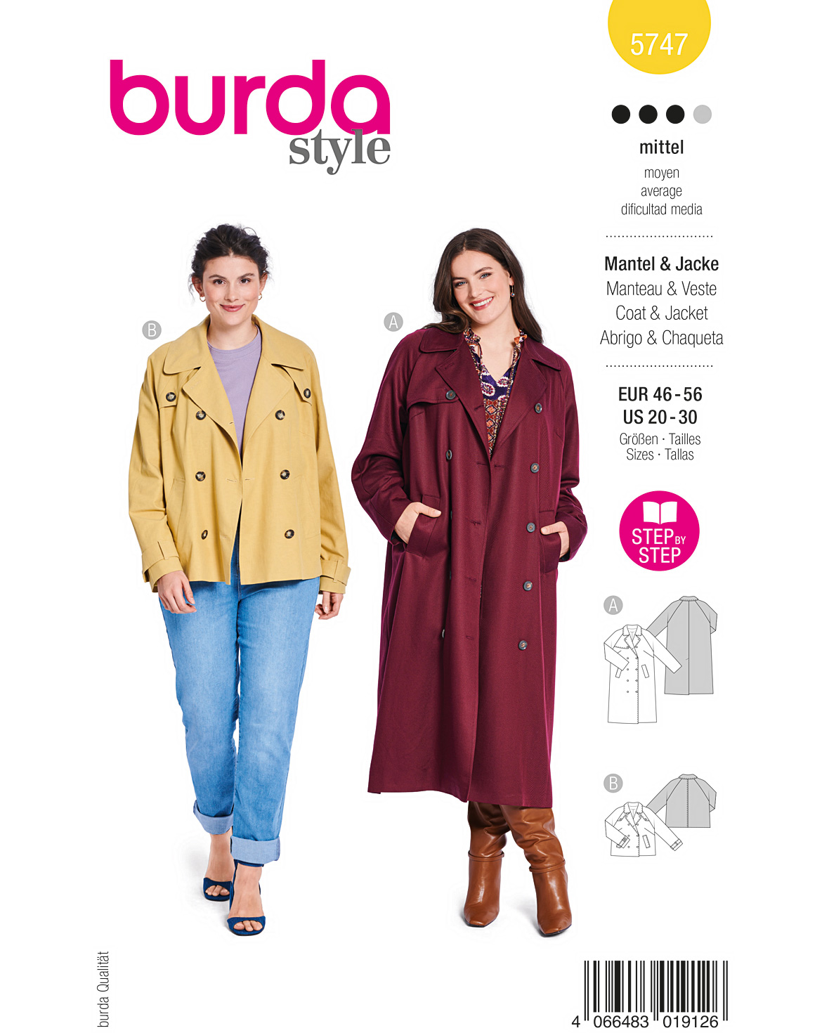 burda Schnittmuster 5747 – Bild 1