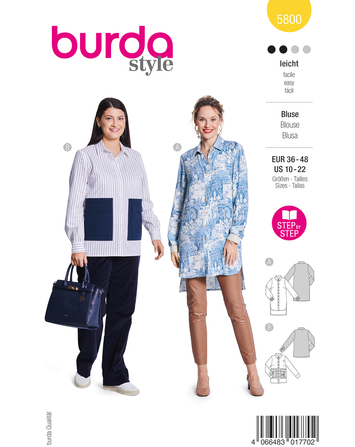 burda Schnittmuster 5800 – Bild 1