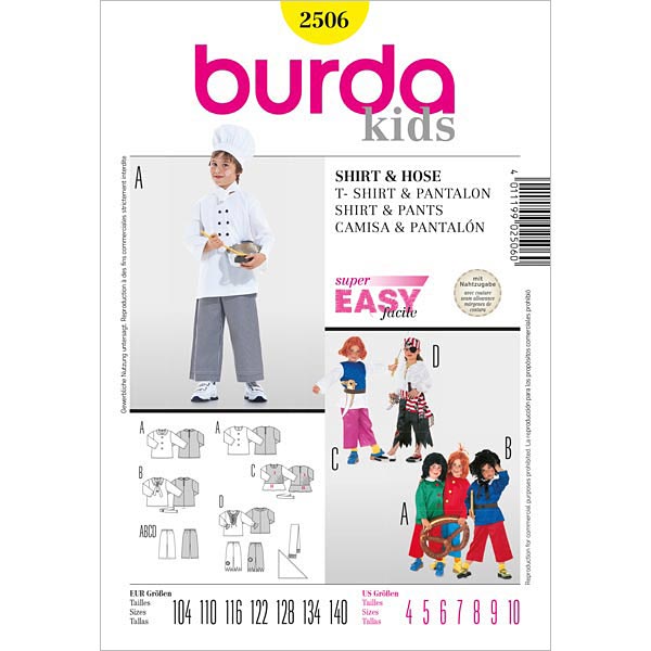 burda Schnittmuster 2506 – Bild 2