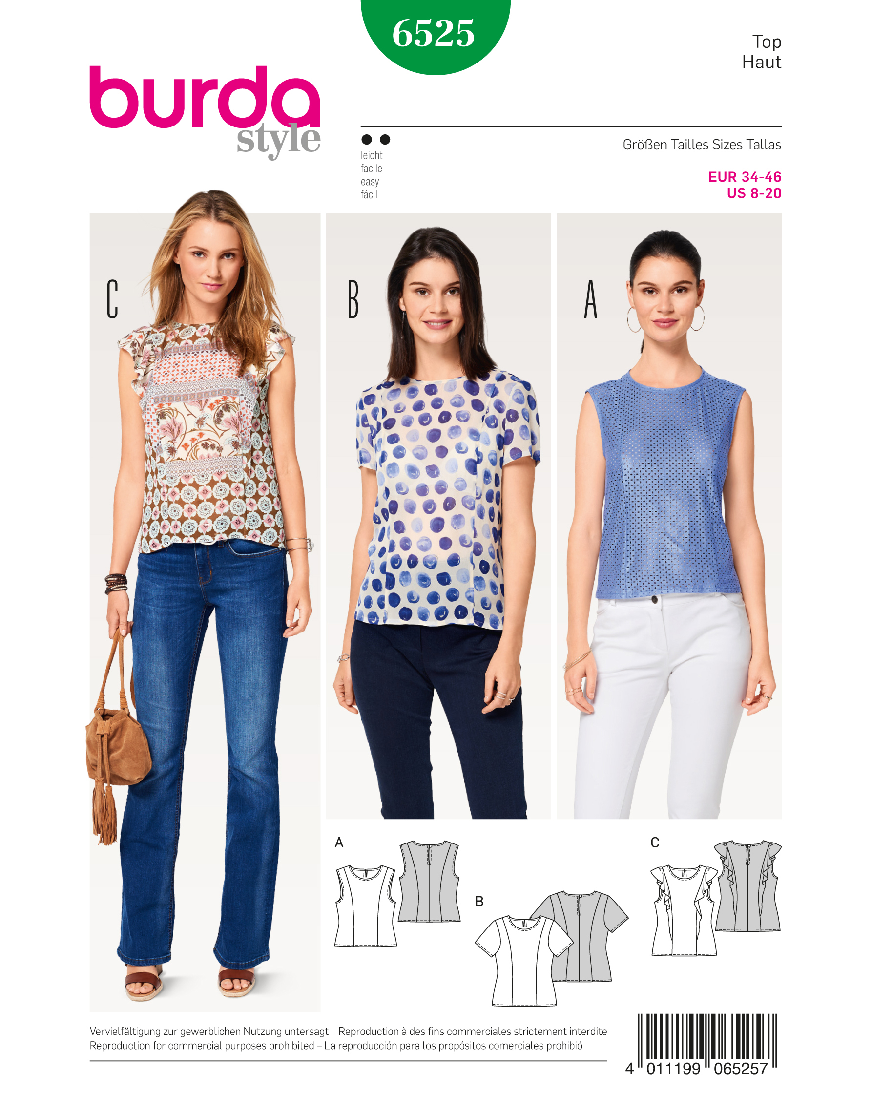 burda Schnittmuster 6525 – Bild 2