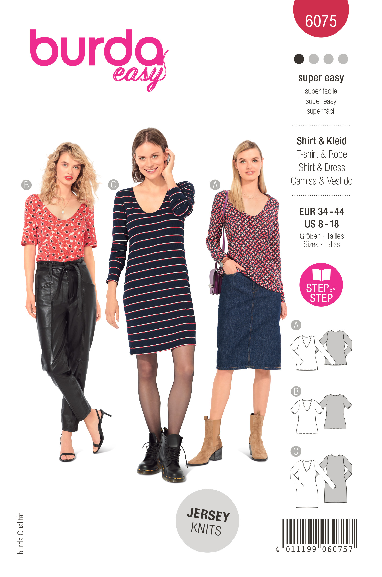 burda Schnittmuster 6075 – Bild 1