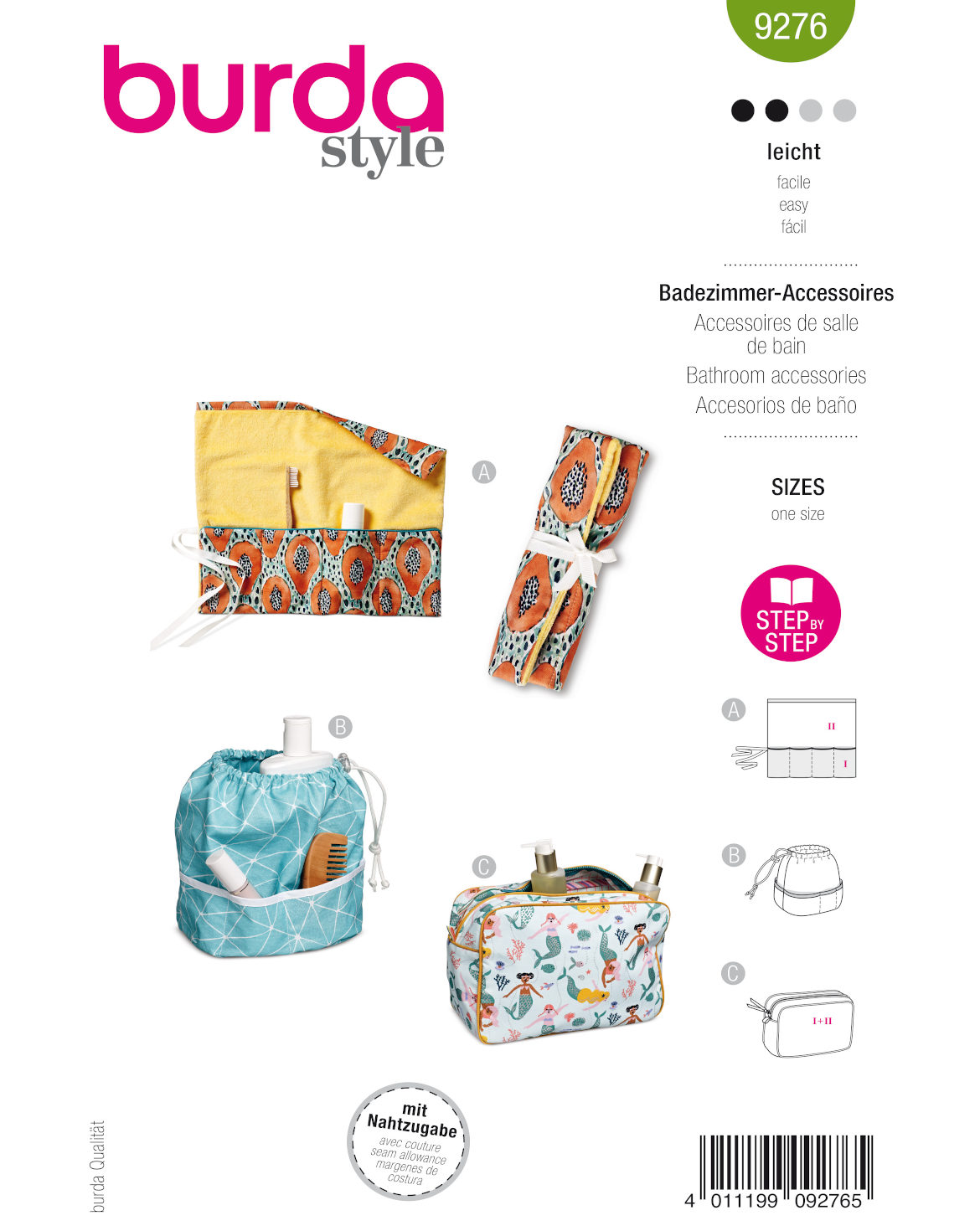burda Schnittmuster 9276 – Bild 1
