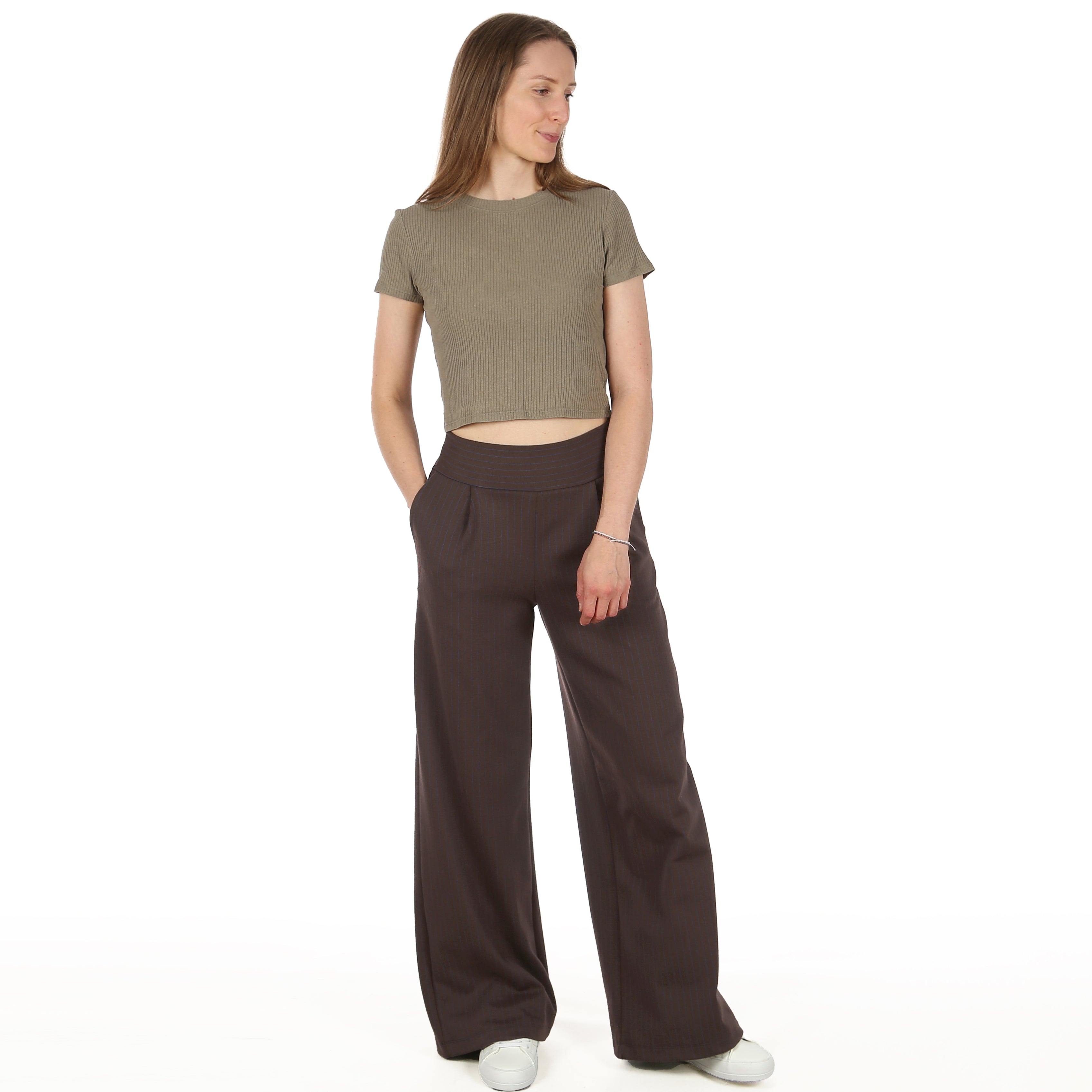 Schnittmuster FRAU ADA – weite Jerseyhose mit Bundfalten, STUDIO SCHNITTREIF
