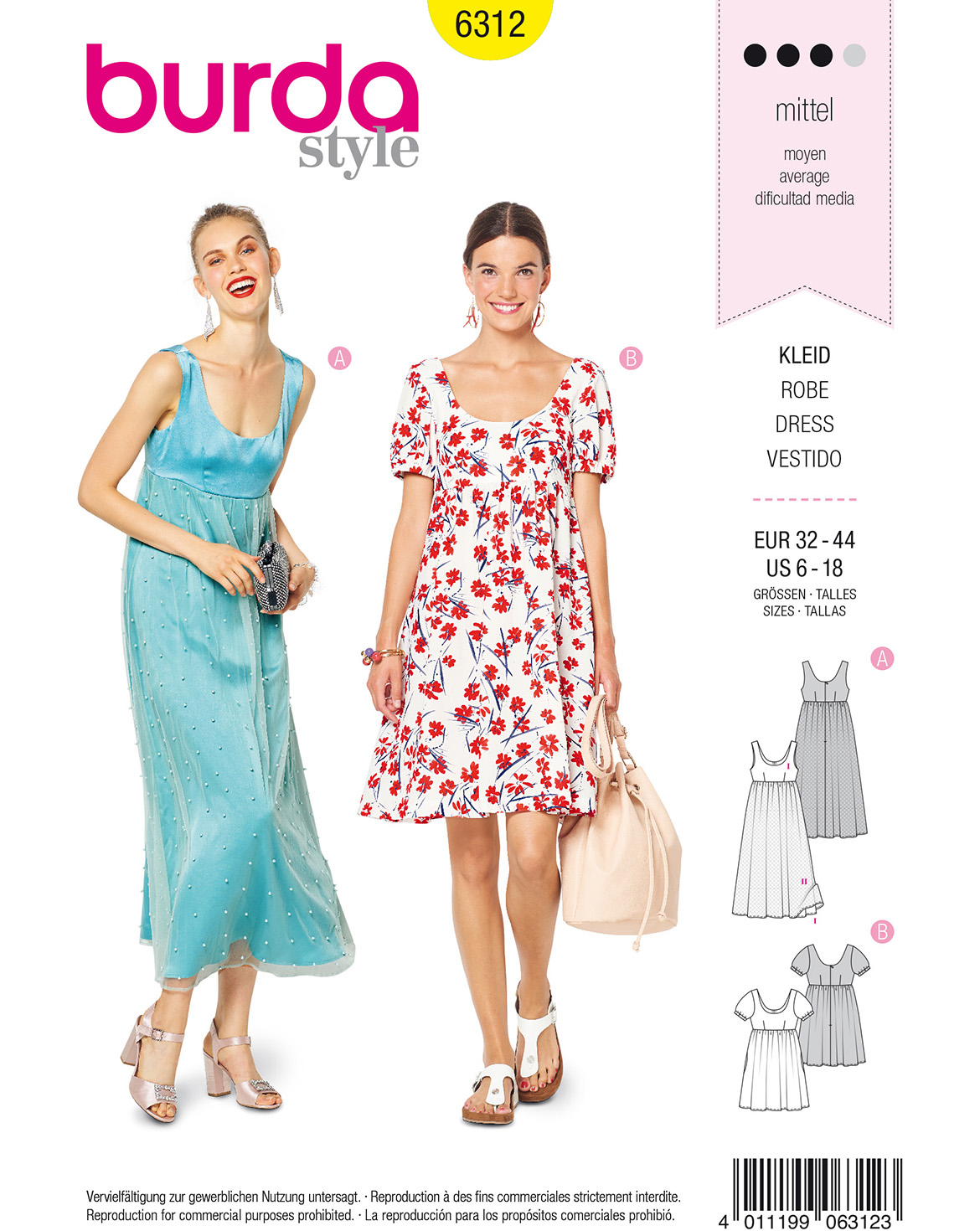 burda Schnittmuster 6312 – Bild 1