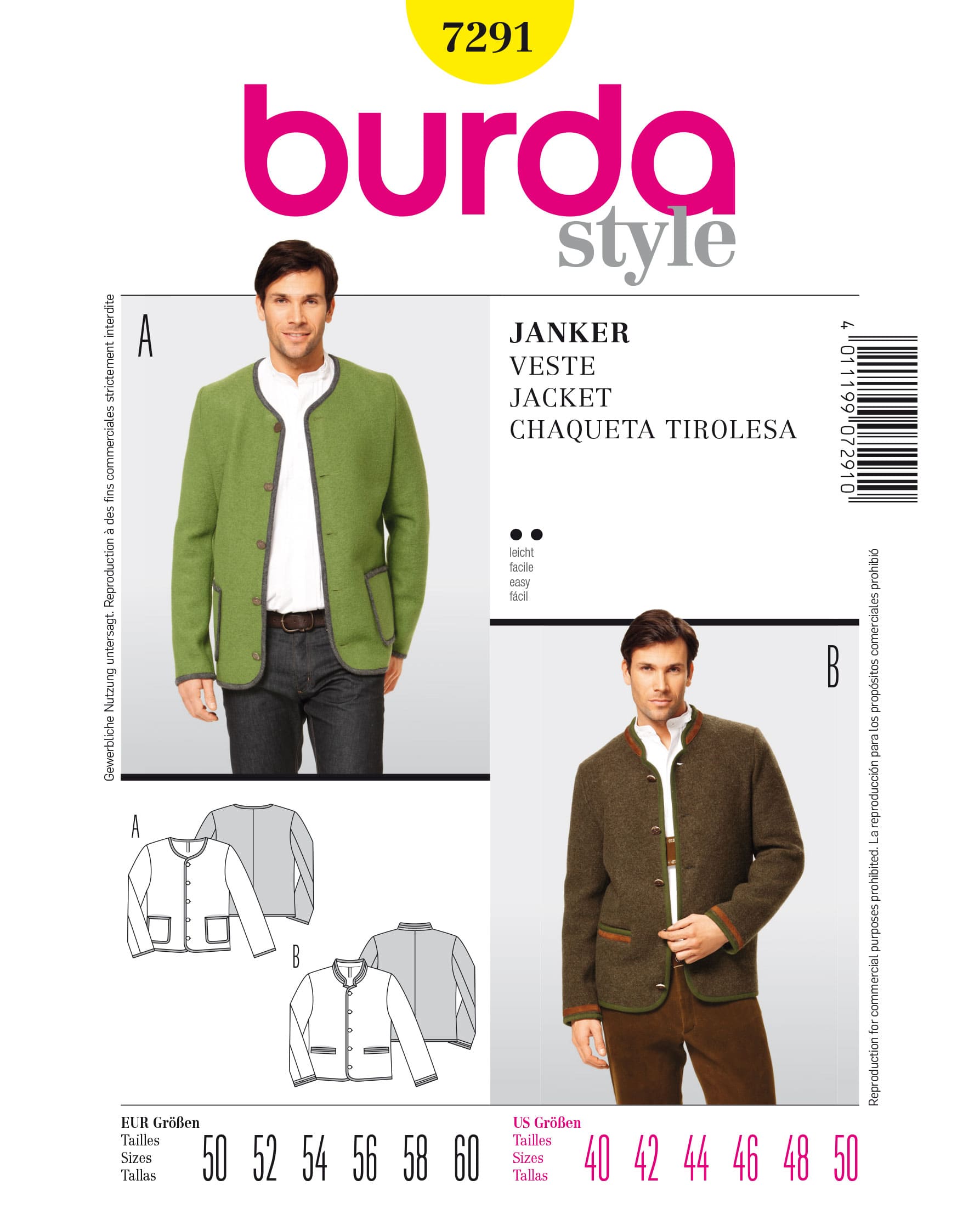 burda Schnittmuster 7291 – Bild 2