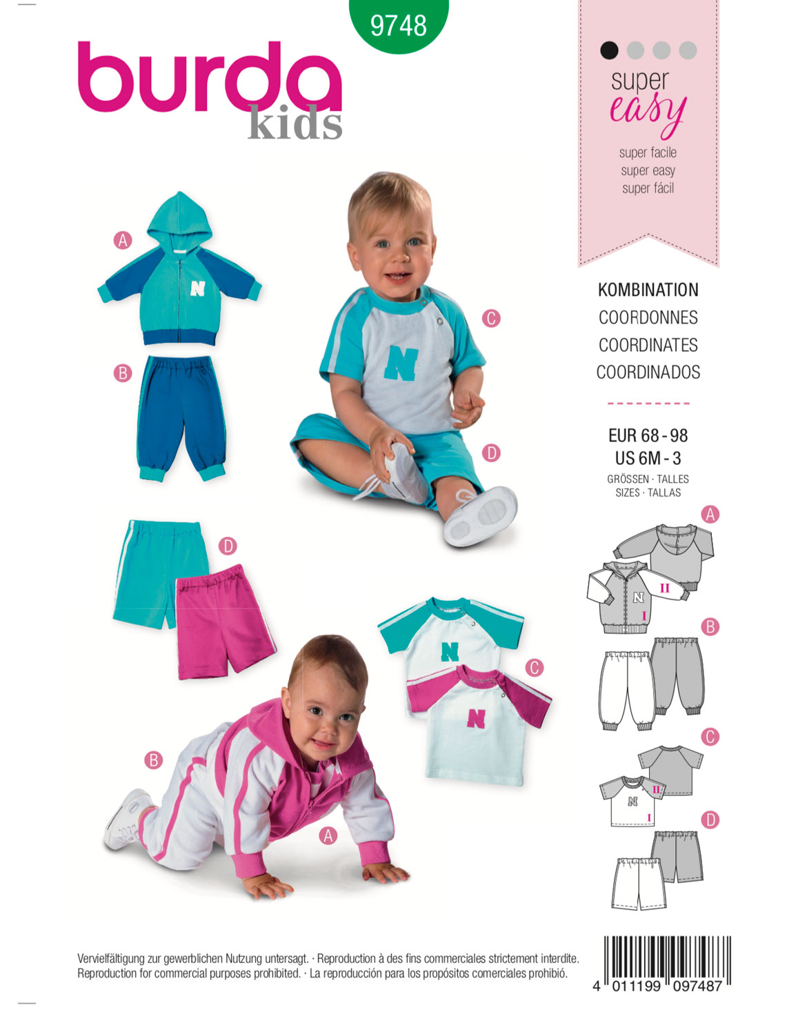 burda Schnittmuster 9748 – Bild 1