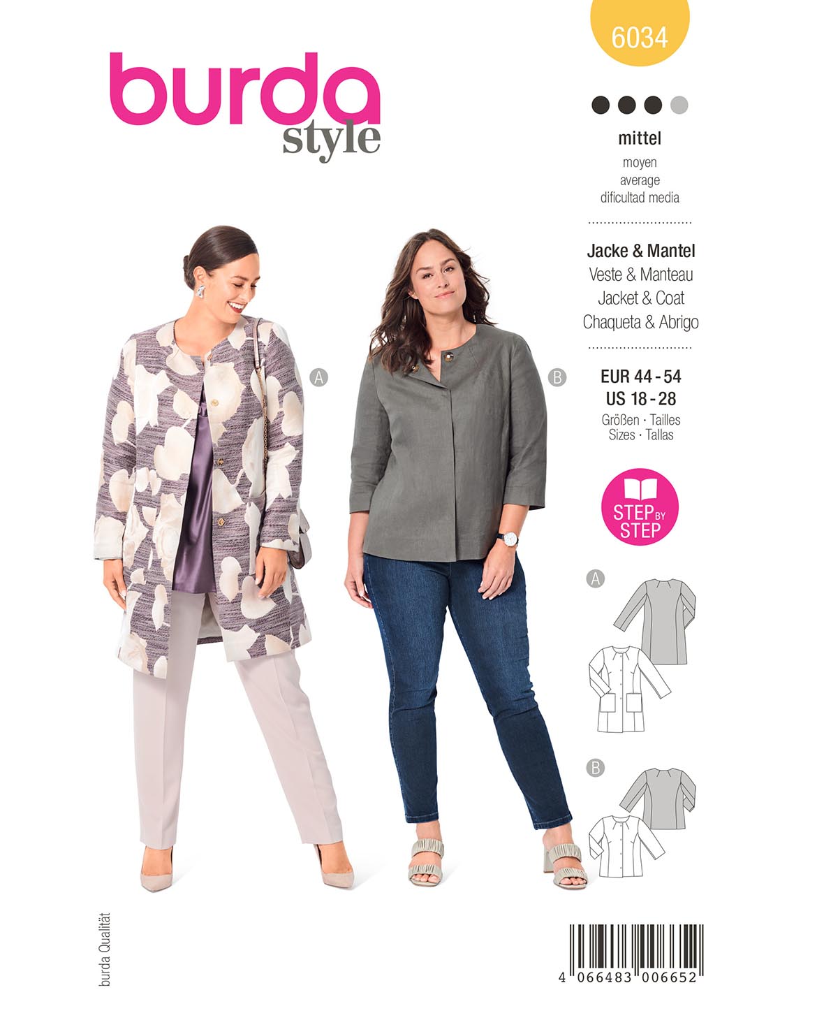 burda Schnittmuster 6034 – Bild 1