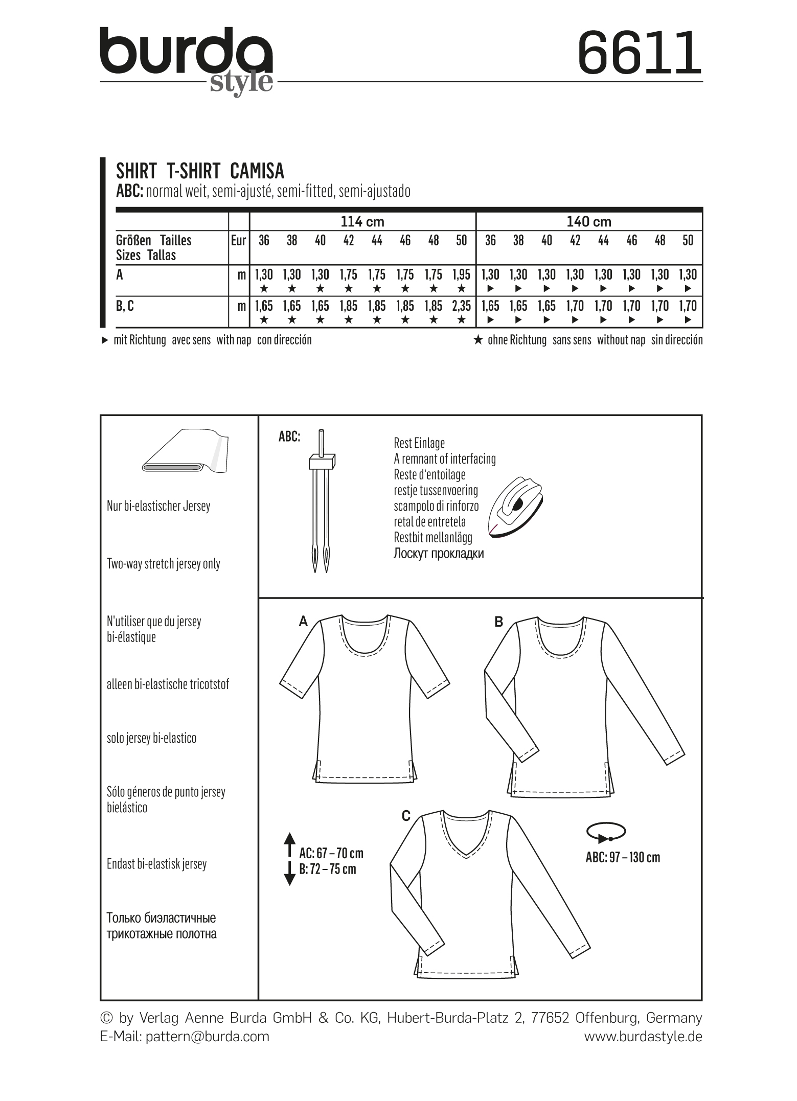burda Schnittmuster 6611 – Bild 3