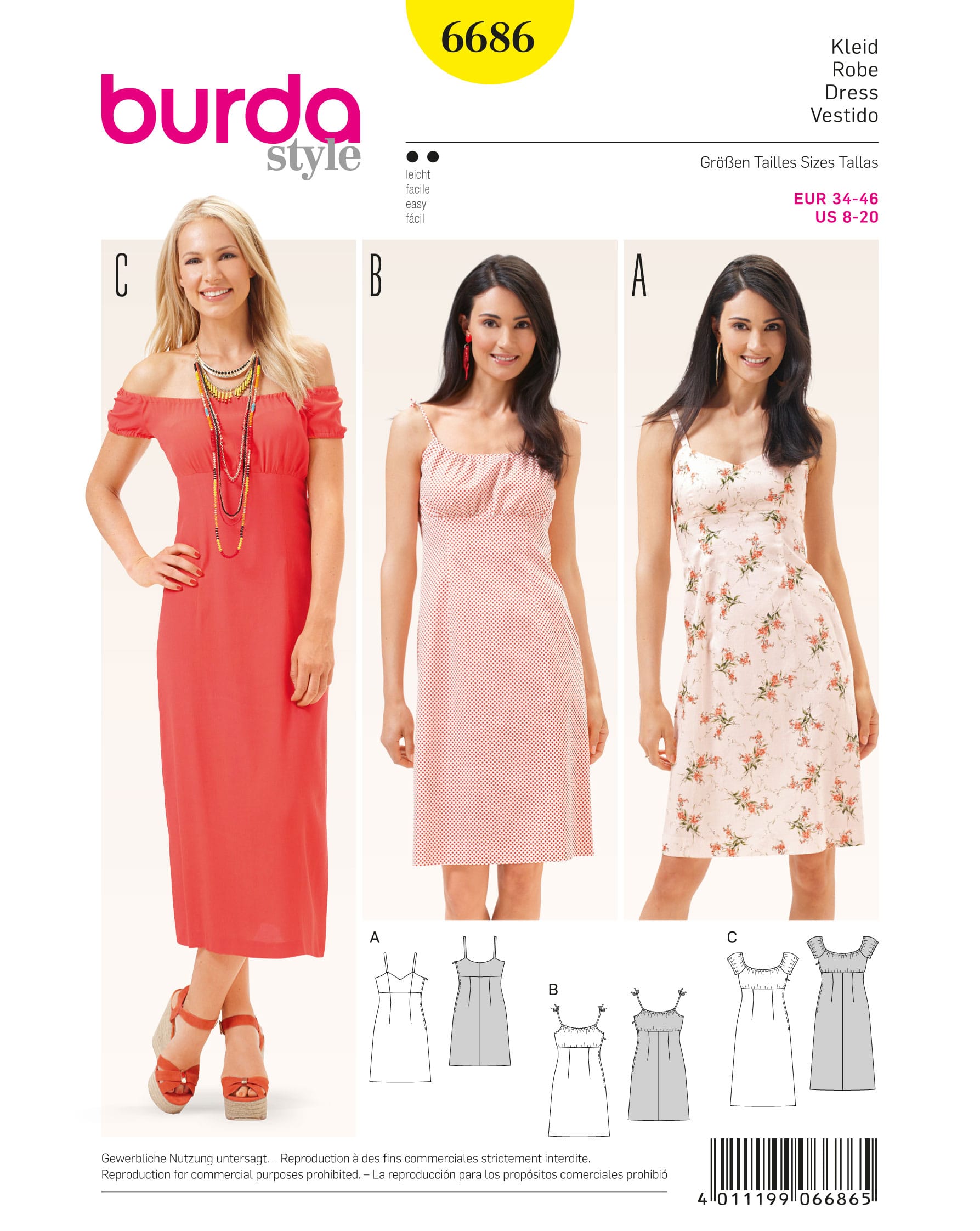 burda Schnittmuster 6686 – Bild 1
